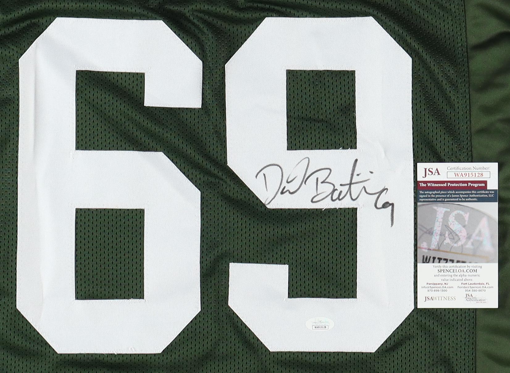 David Bakhtiari Signed Jersey (JSA) at PristineAuction.com David Bakhtiari Signed Jersey (JSA) at PristineAuction.com