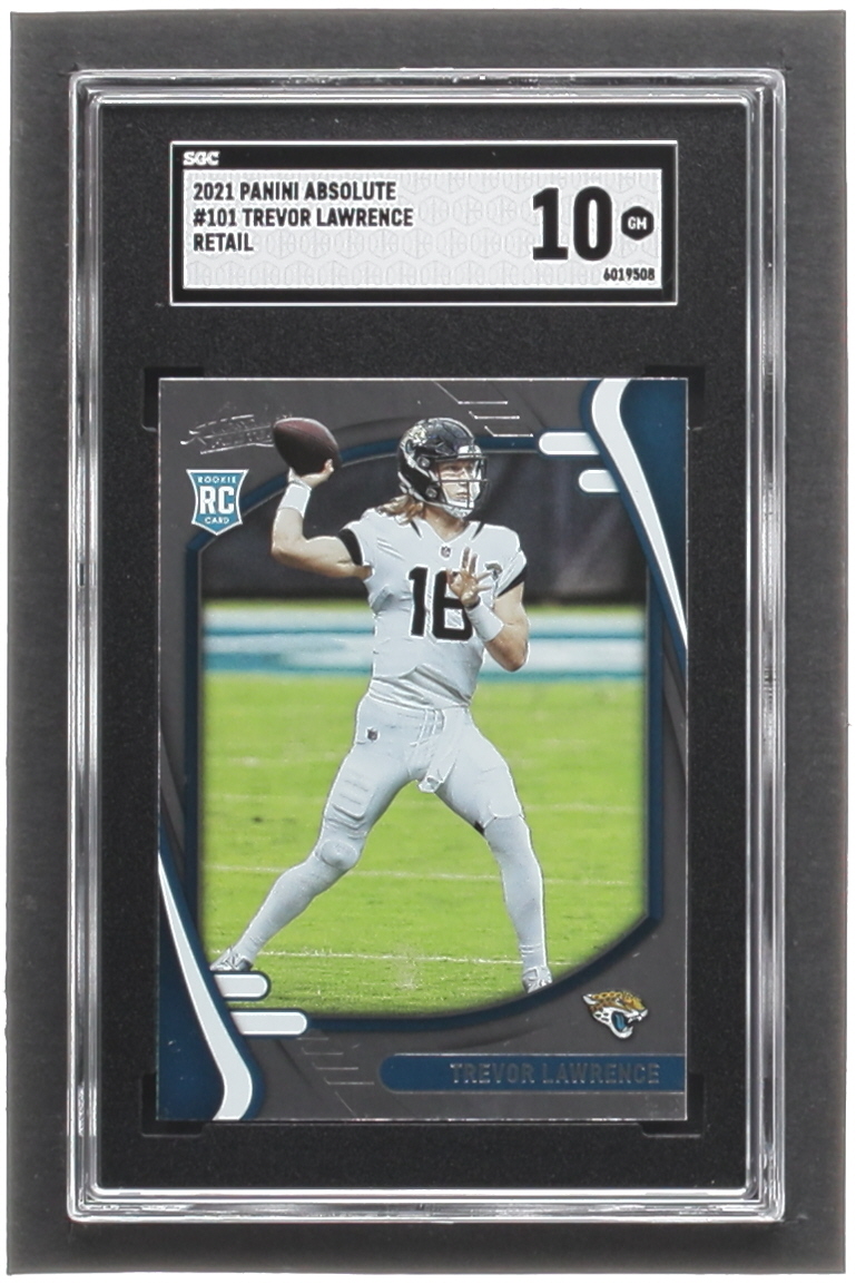 Trevor Lawrence 2021 Absolute Retail #101 RC (SGC 10) at PristineAuction.com Trevor Lawrence 2021 Absolute Retail #101 RC (SGC 10) at PristineAuction.com