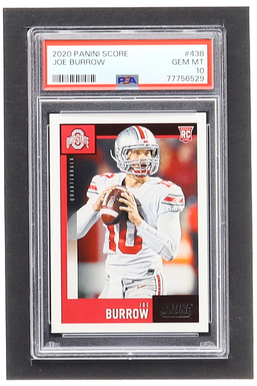 Joe Burrow 2020 Score #438 RC (PSA 10) at PristineAuction.com Joe Burrow 2020 Score #438 RC (PSA 10) at PristineAuction.com