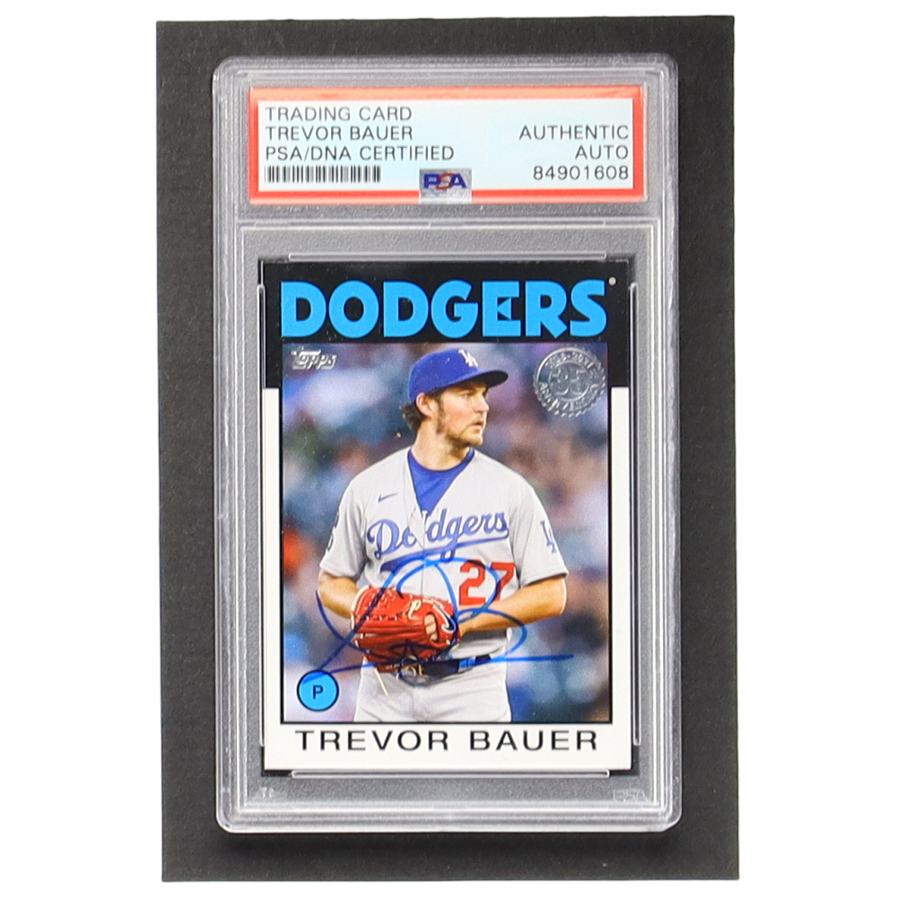 Trevor Bauer Signed 2021 Topps Update 
