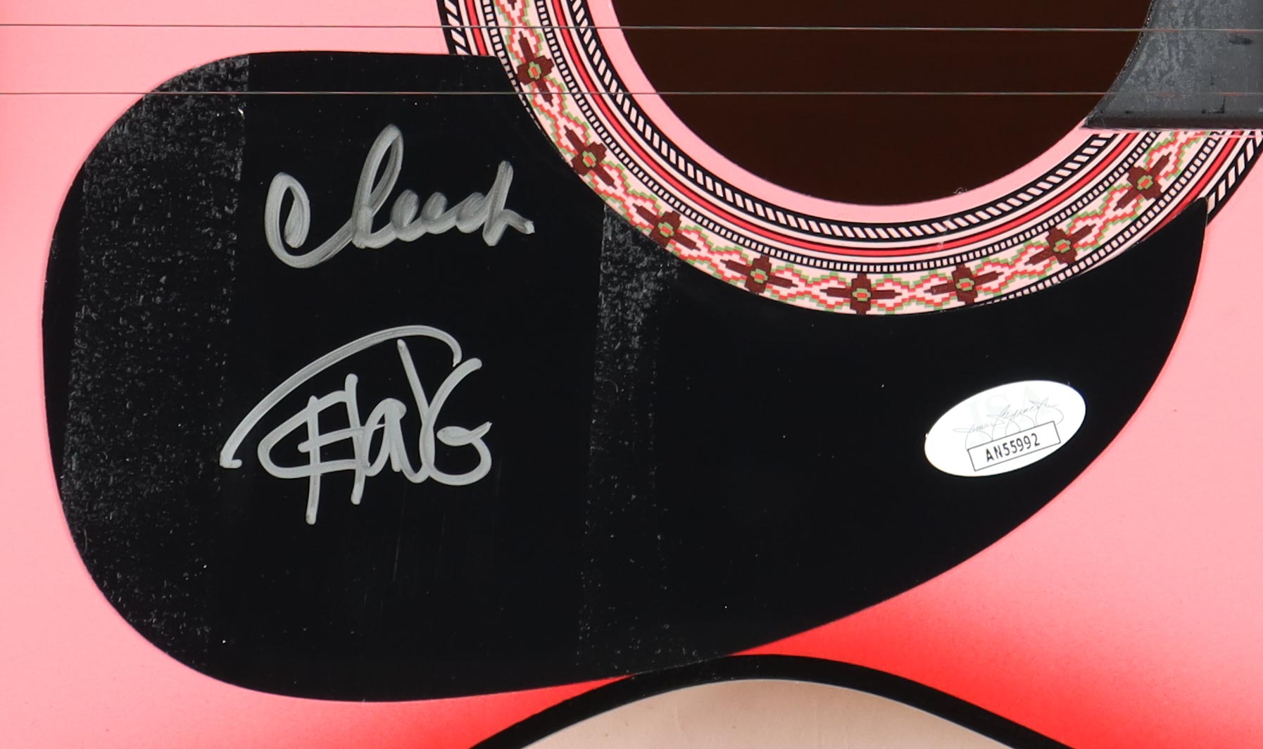 Cheech Marin & Tommy Chong Signed 38" Acoustic Guitar (JSA) at PristineAuction.com Cheech Marin & Tommy Chong Signed 38" Acoustic Guitar (JSA) at PristineAuction.com