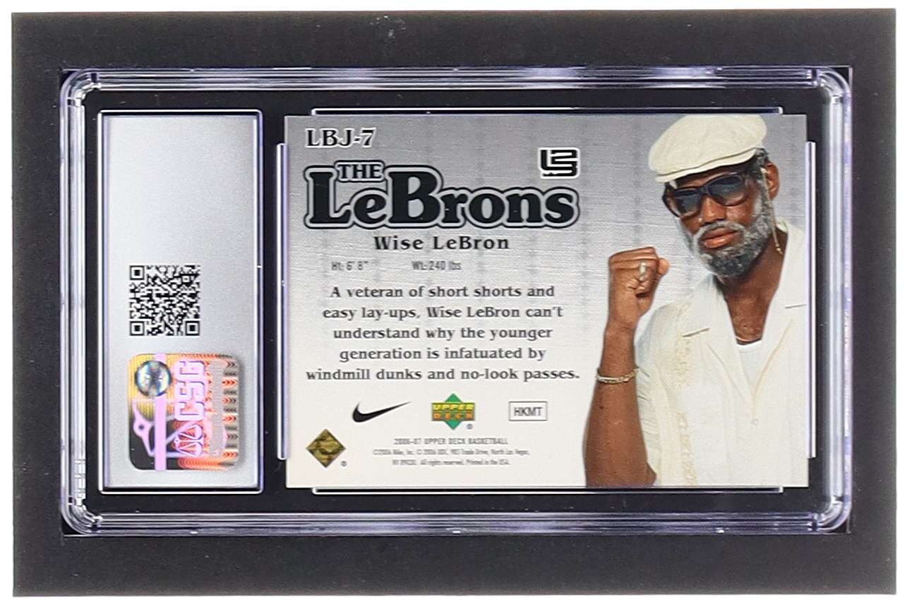 LeBron James 2006-07 UD Reserve The LeBrons Gold #LBJ7 (CSG 9.5) at PristineAuction.com LeBron James 2006-07 UD Reserve The LeBrons Gold #LBJ7 (CSG 9.5) at PristineAuction.com
