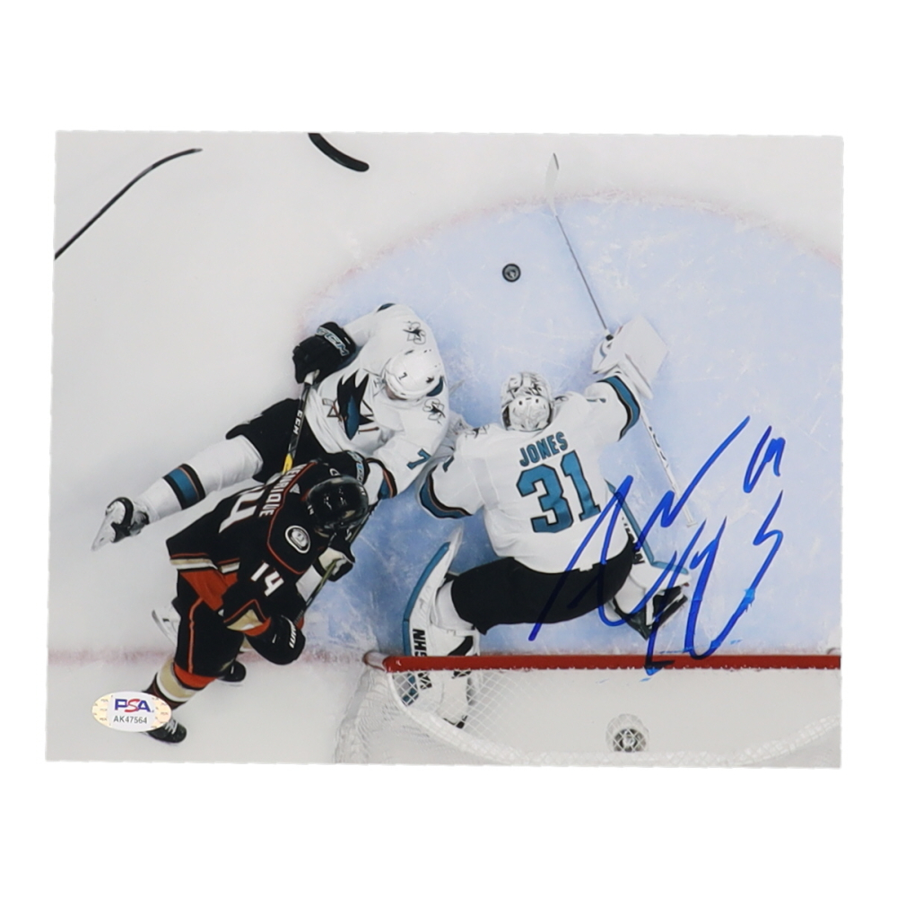 Adam Henrique Signed Devils 8x10 Photo (PSA) | Pristine Auction