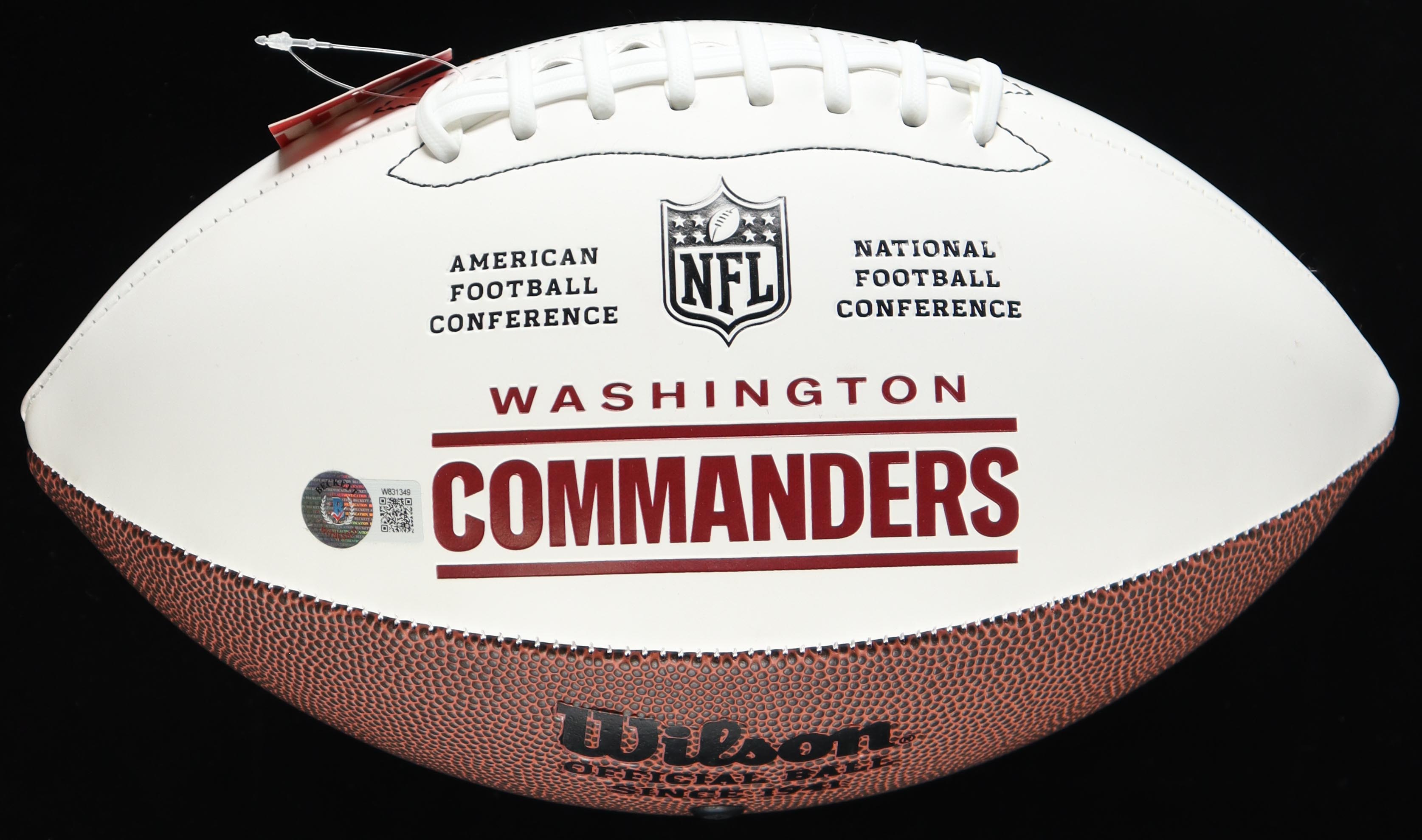 Sam Howell Signed Commanders Logo Football (Beckett) at PristineAuction.com Sam Howell Signed Commanders Logo Football (Beckett) at PristineAuction.com