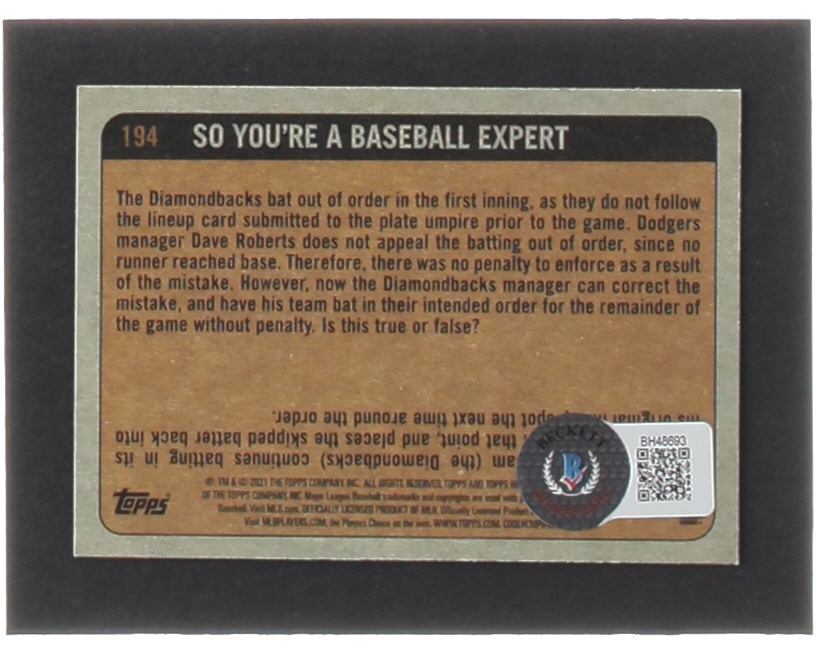 Vladimir Guerrero Jr. Signed 2021 Topps Heritage #194 IA (Beckett) at PristineAuction.com Vladimir Guerrero Jr. Signed 2021 Topps Heritage #194 IA (Beckett) at PristineAuction.com