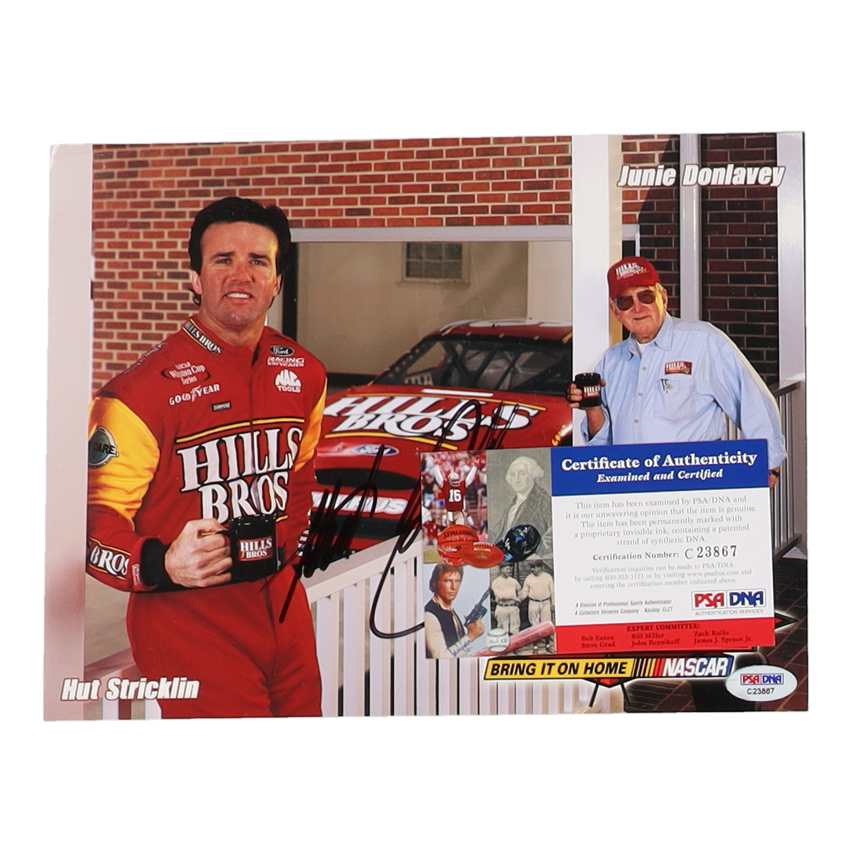 Hut Stricklin Signed NASCAR 8x10 Photo (PSA) at PristineAuction.com Hut Stricklin Signed NASCAR 8x10 Photo (PSA) at PristineAuction.com