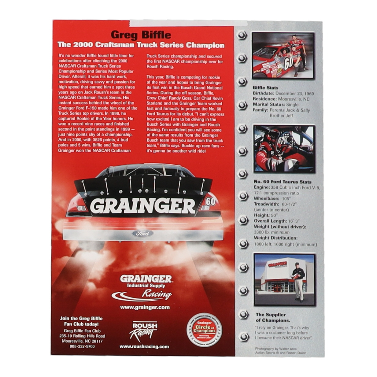 Greg Biffle Signed NASCAR 8x10 Photo (PSA) at PristineAuction.com Greg Biffle Signed NASCAR 8x10 Photo (PSA) at PristineAuction.com