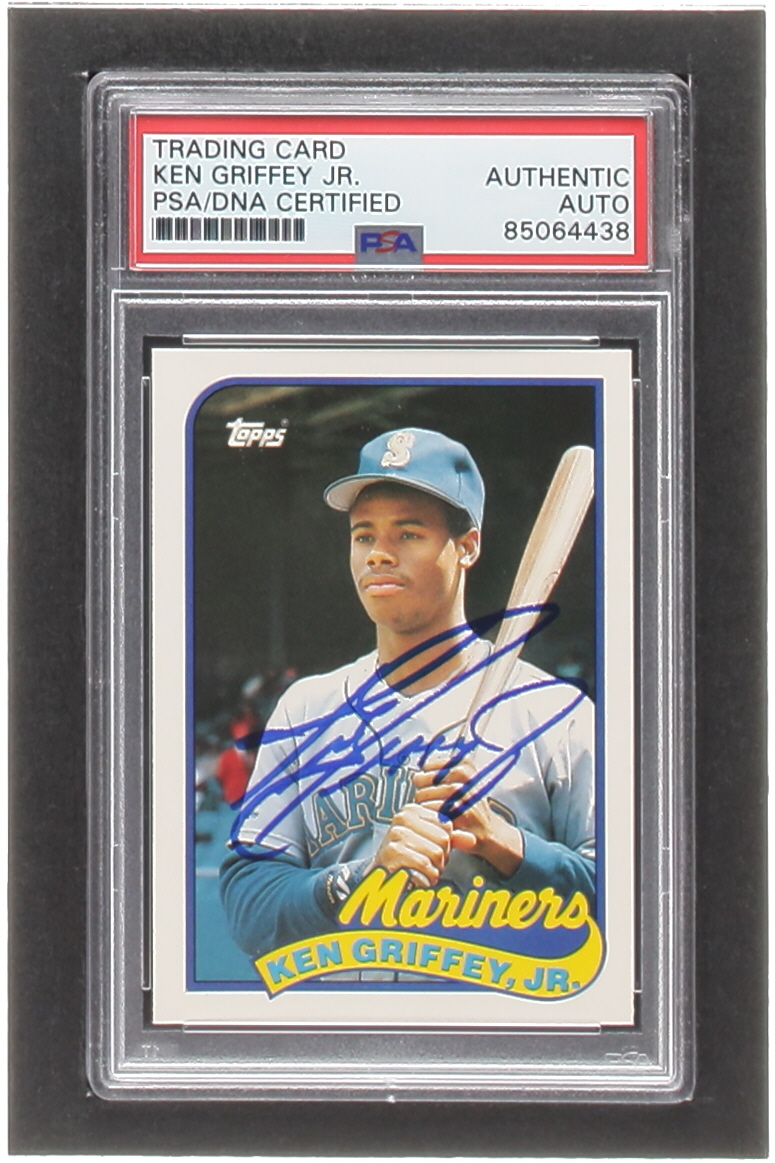 Ken Griffey Jr. Signed 1989 Topps Traded #41T RC (PSA) at PristineAuction.com Ken Griffey Jr. Signed 1989 Topps Traded #41T RC (PSA) at PristineAuction.com