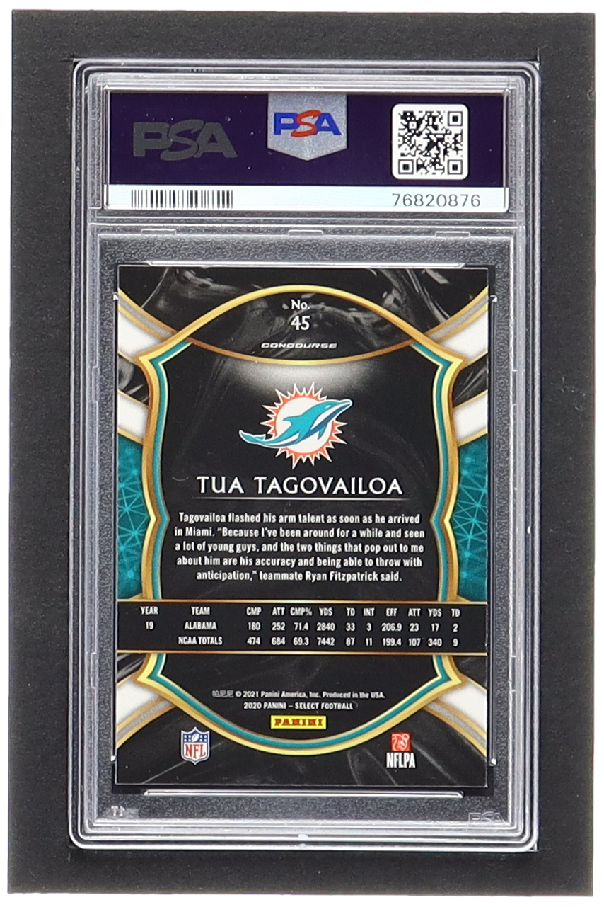 Tua Tagovailoa 2020 Select #45 RC (PSA 10) at PristineAuction.com Tua Tagovailoa 2020 Select #45 RC (PSA 10) at PristineAuction.com