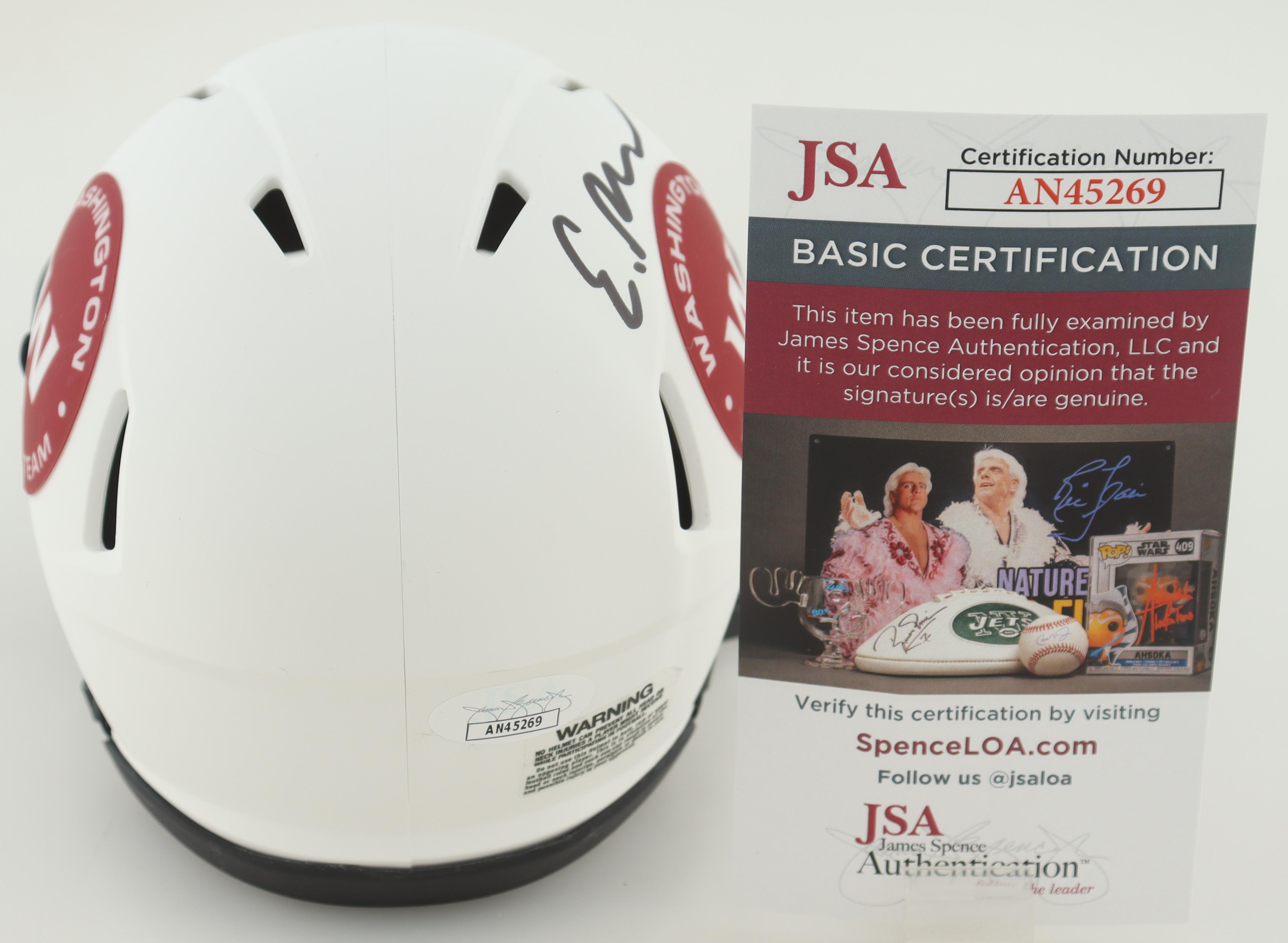 Emmanuel Forbes Jr. Signed Washington Lunar Eclipse Alternate Speed Mini Helmet (JSA) at PristineAuction.com Emmanuel Forbes Jr. Signed Washington Lunar Eclipse Alternate Speed Mini Helmet (JSA) at PristineAuction.com