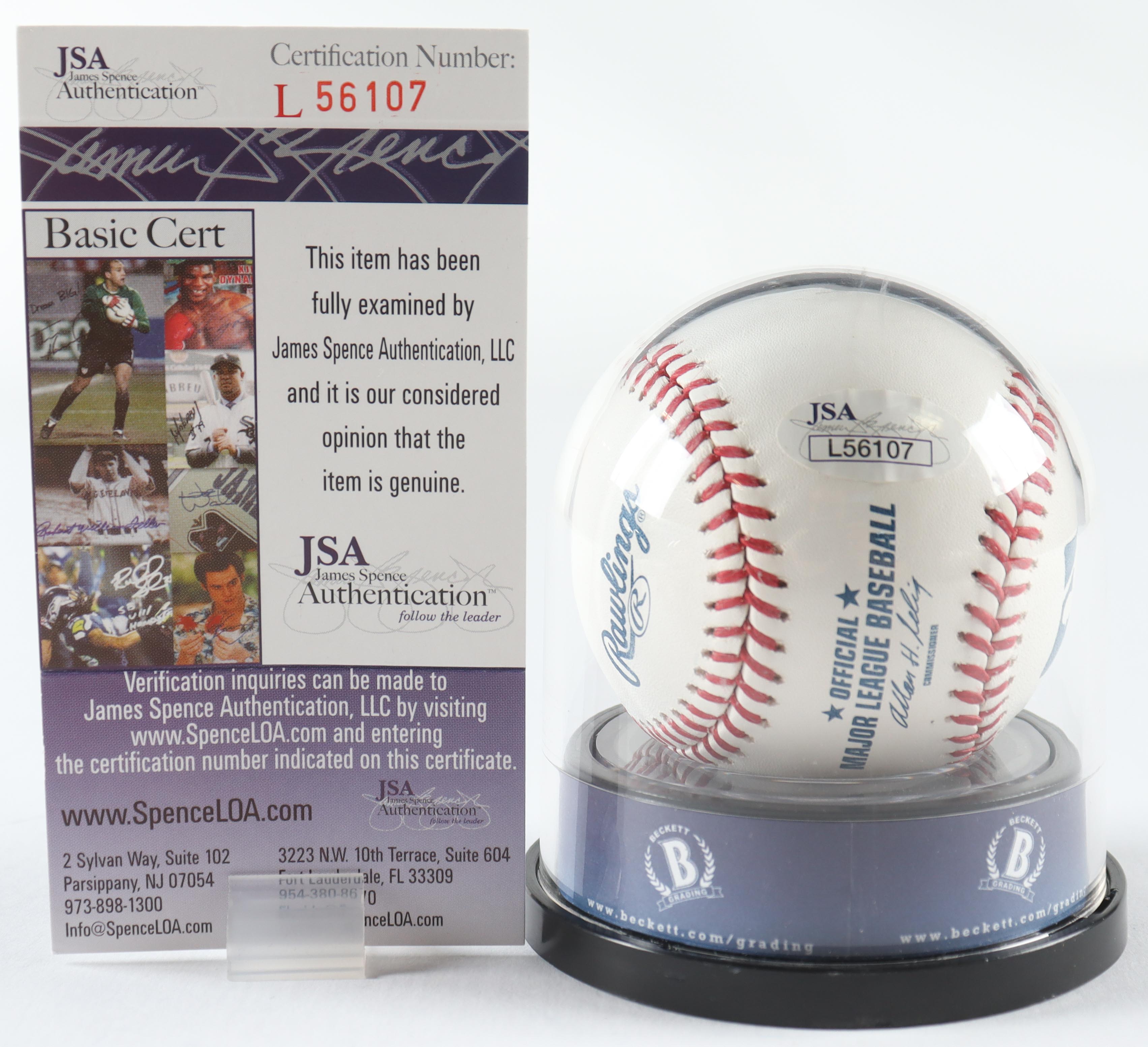 Kyle Schwarber Signed OML Baseball with Beckett Display Case (BGS & JSA) at PristineAuction.com Kyle Schwarber Signed OML Baseball with Beckett Display Case (BGS & JSA) at PristineAuction.com