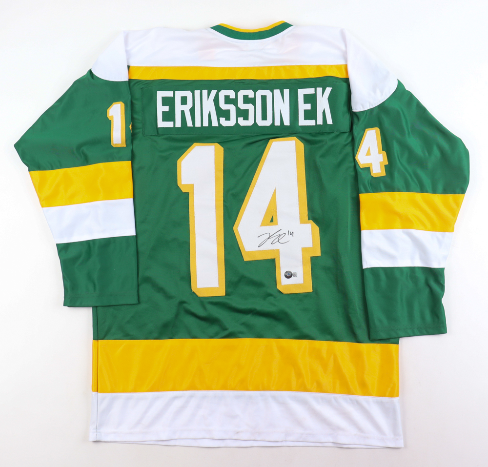 Joel Eriksson Ek Signed Jersey (Beckett) at PristineAuction.com Joel Eriksson Ek Signed Jersey (Beckett) at PristineAuction.com