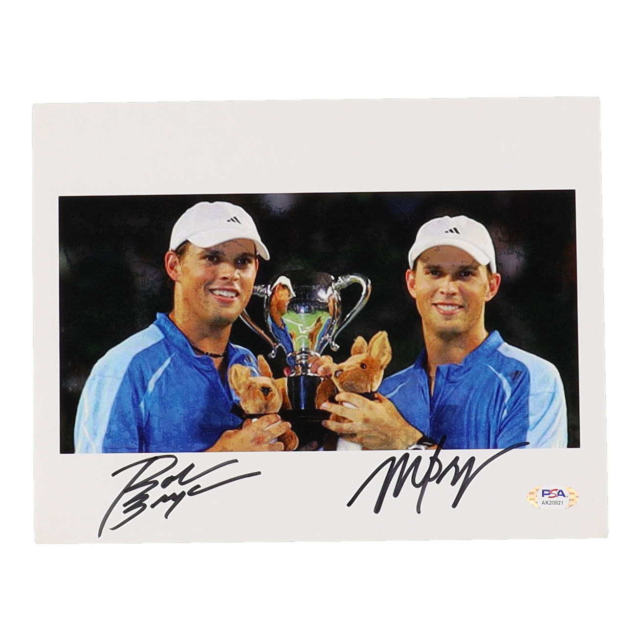 Bob & Mike Bryan Signed 8x10 Photo (PSA) at PristineAuction.com Bob & Mike Bryan Signed 8x10 Photo (PSA) at PristineAuction.com