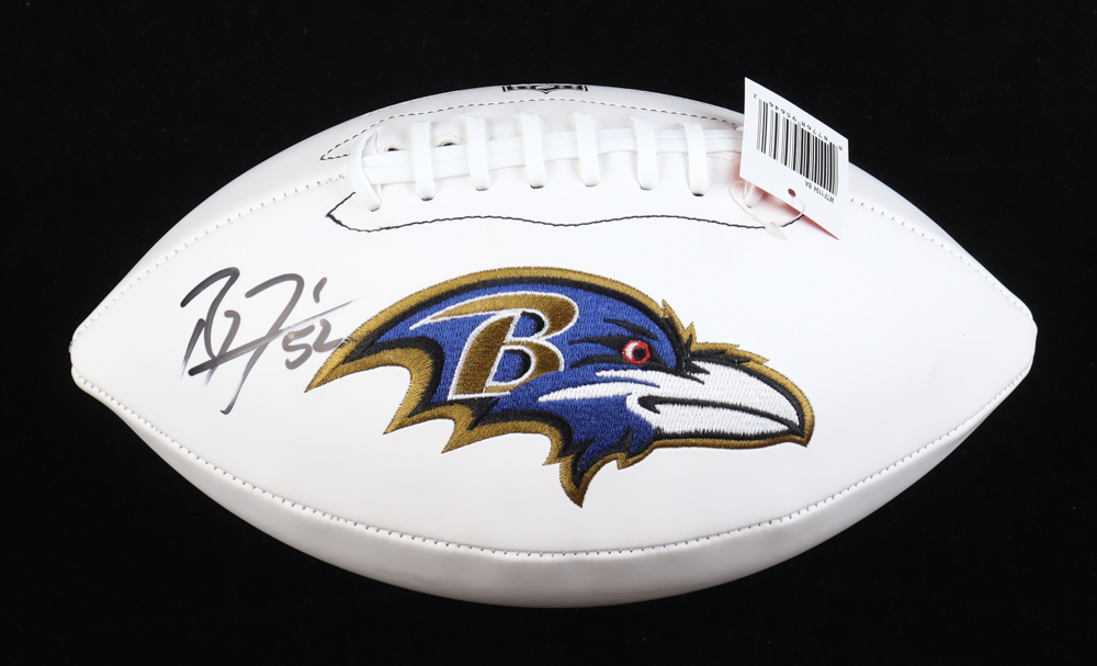 Ray Lewis Signed Ravens Logo Football (Beckett) at PristineAuction.com Ray Lewis Signed Ravens Logo Football (Beckett) at PristineAuction.com
