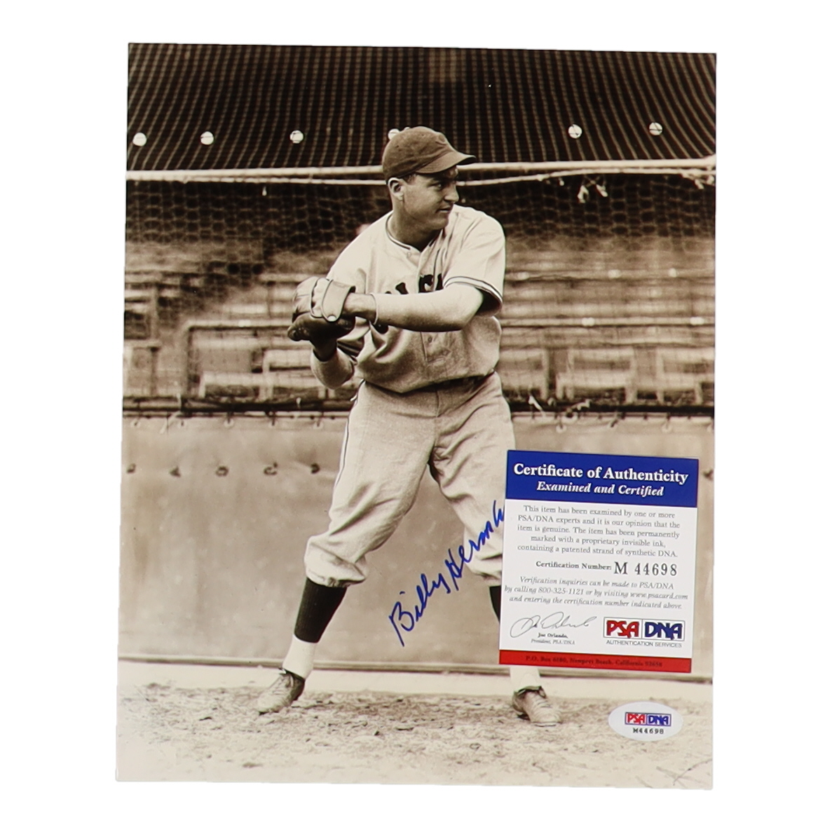 Billy Herman Signed Pirates 8x10 Photo (PSA) at PristineAuction.com Billy Herman Signed Pirates 8x10 Photo (PSA) at PristineAuction.com