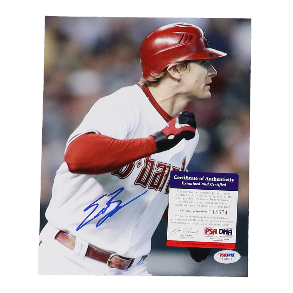 Eric Byrnes Signed Diamondbacks 8x10 Photo (PSA) at PristineAuction.com Eric Byrnes Signed Diamondbacks 8x10 Photo (PSA) at PristineAuction.com