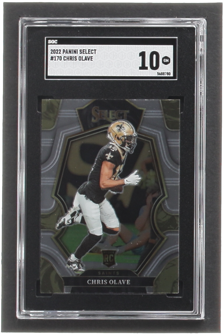 Chris Olave 2022 Select #170 RC (SGC 10) at PristineAuction.com Chris Olave 2022 Select #170 RC (SGC 10) at PristineAuction.com