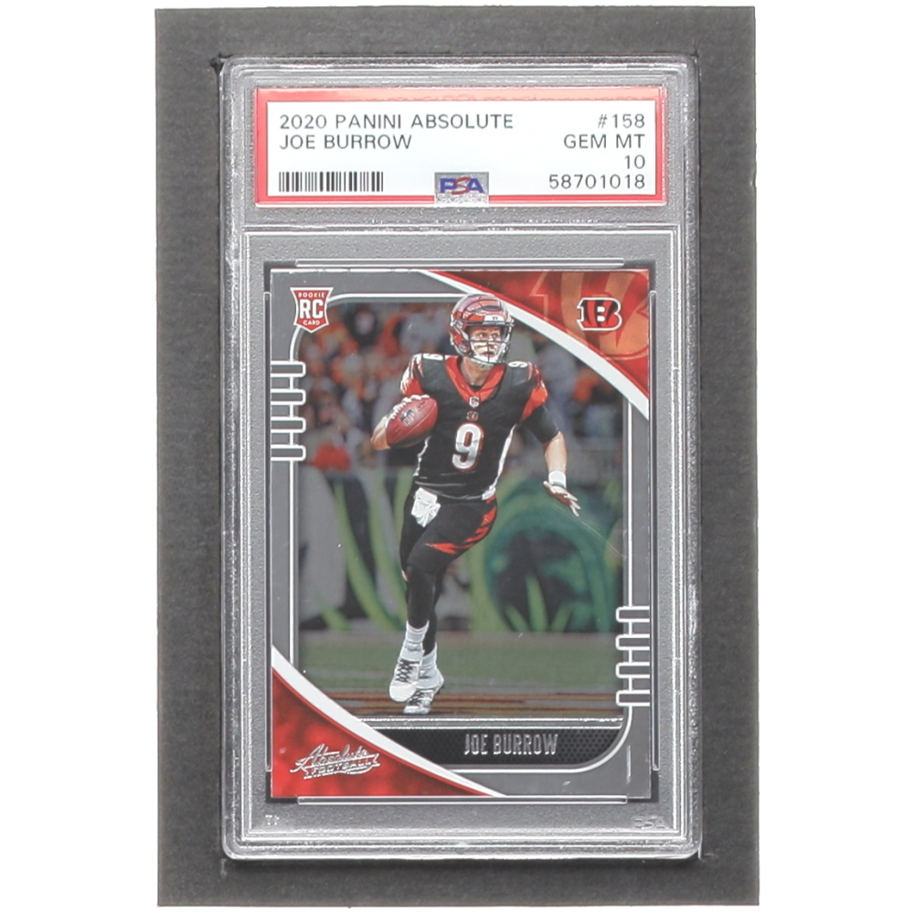 Joe Burrow 2020 Absolute 158 RC (PSA 10) Pristine Auction