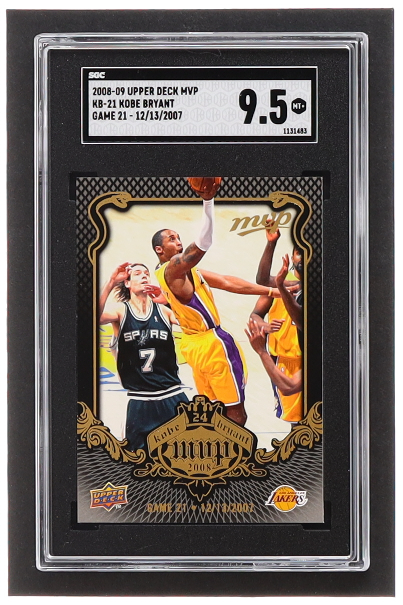 Kobe Bryant 2008-09 Upper Deck MVP Kobe MVP #KB21 (SGC 9.5) at PristineAuction.com Kobe Bryant 2008-09 Upper Deck MVP Kobe MVP #KB21 (SGC 9.5) at PristineAuction.com