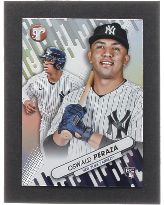 Oswald Peraza 2023 Topps Pristine Fresh Faces #FF8 RC at PristineAuction.com Oswald Peraza 2023 Topps Pristine Fresh Faces #FF8 RC at PristineAuction.com