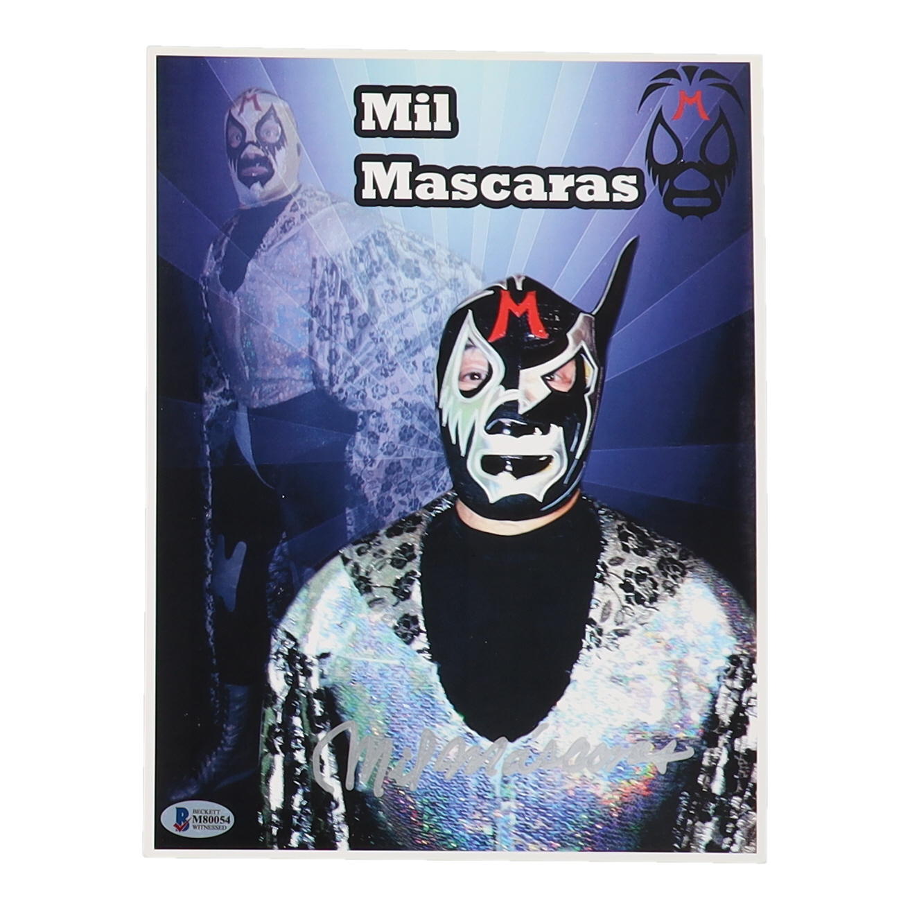 Mil Mascaras Signed WWE 8x10 Photo (Beckett) at PristineAuction.com Mil Mascaras Signed WWE 8x10 Photo (Beckett) at PristineAuction.com