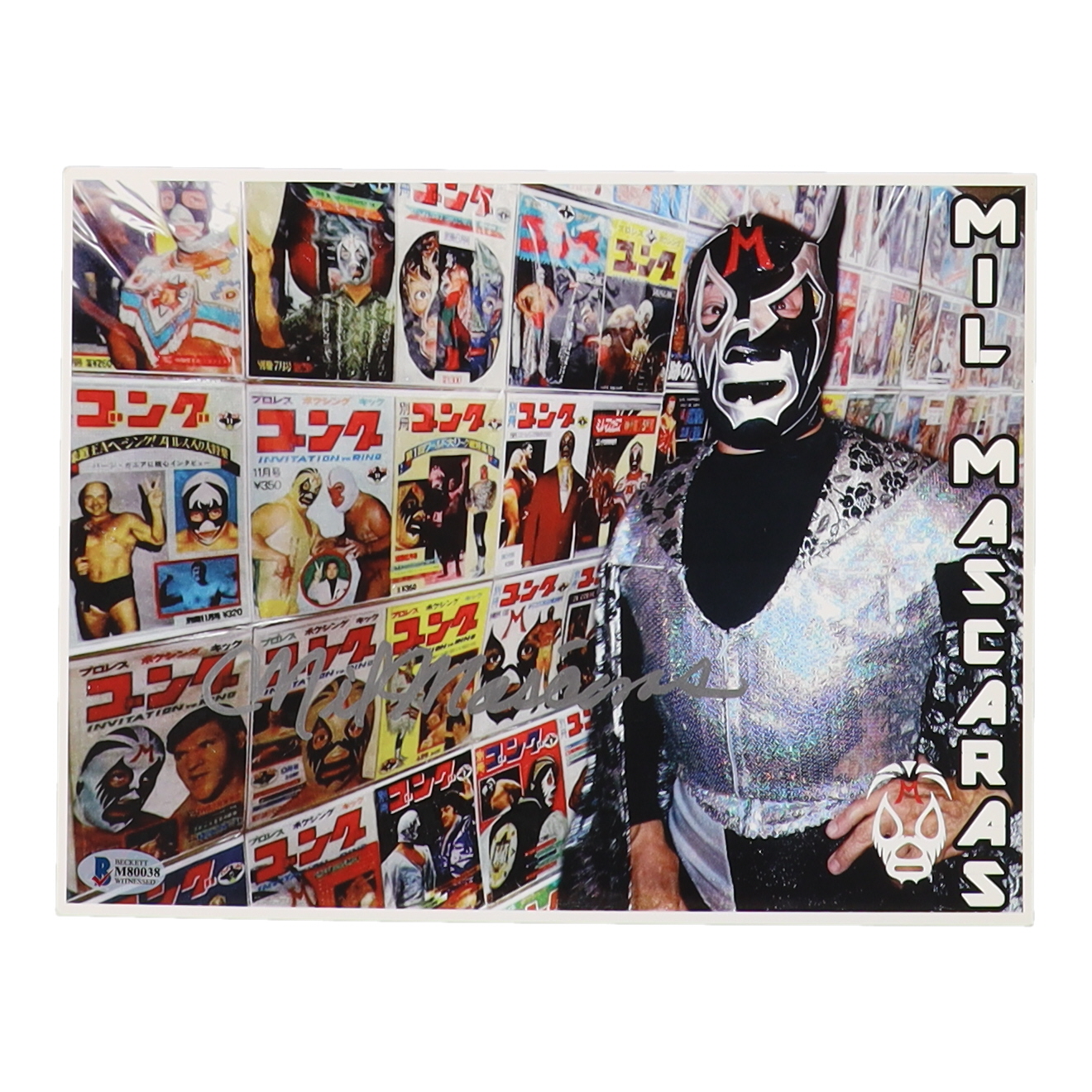 Mil Mascaras Signed WWE 8x10 Photo (Beckett) at PristineAuction.com Mil Mascaras Signed WWE 8x10 Photo (Beckett) at PristineAuction.com