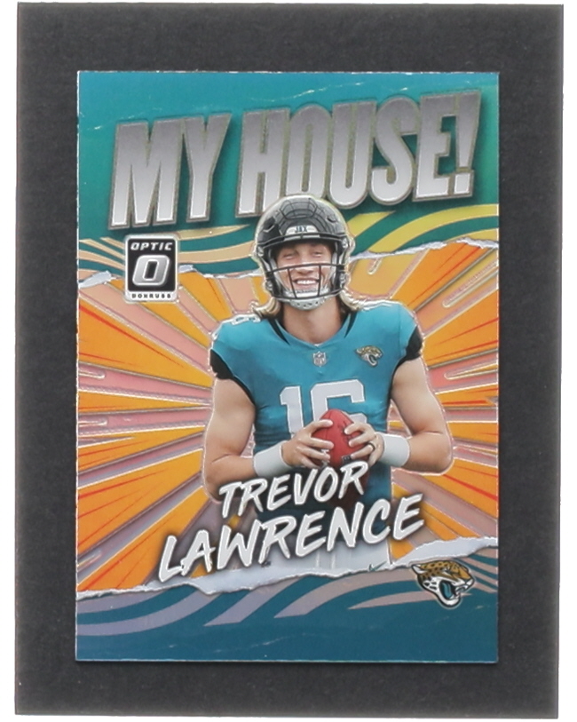 Trevor Lawrence 2021 Donruss Optic My House! #1 RC at PristineAuction.com Trevor Lawrence 2021 Donruss Optic My House! #1 RC at PristineAuction.com