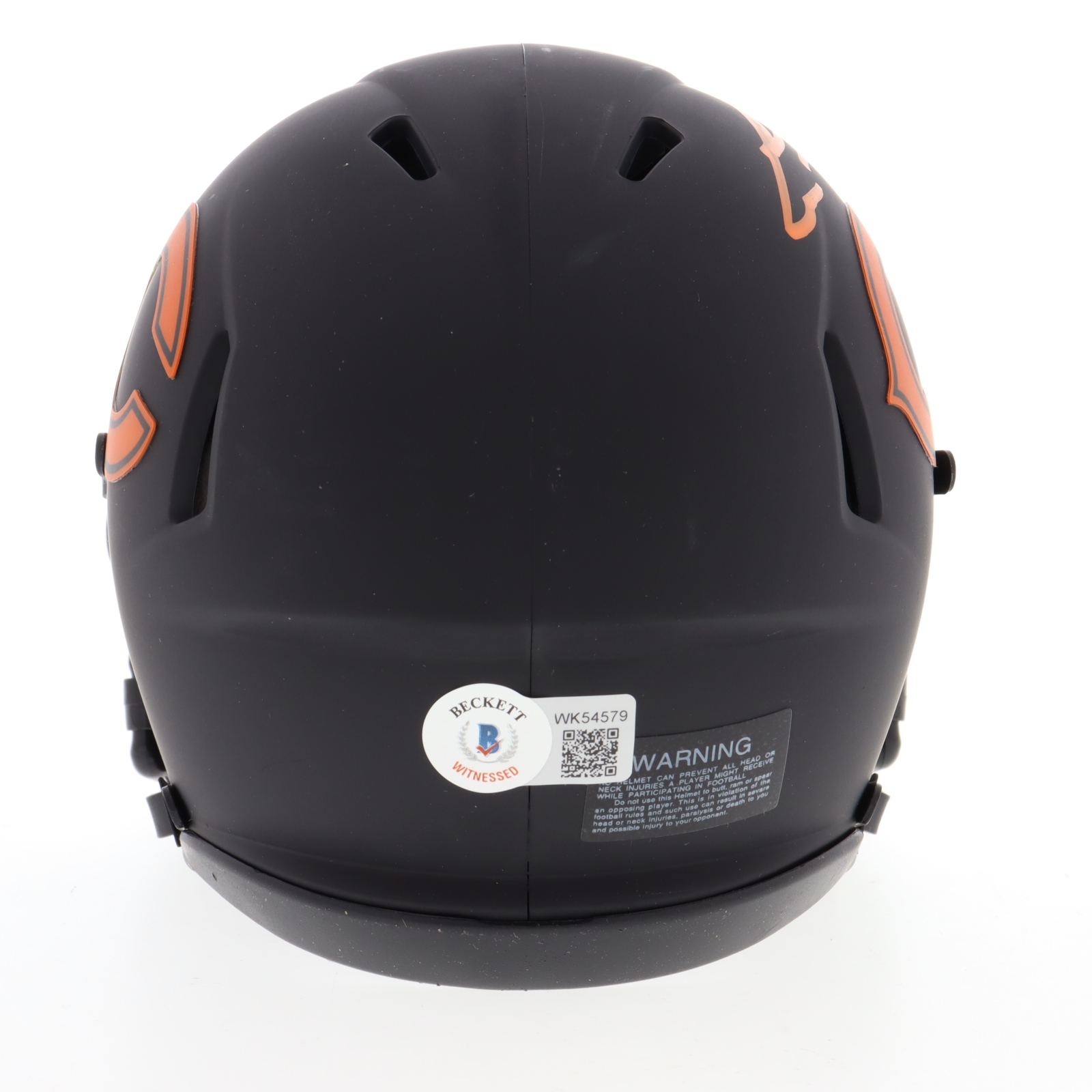 Cole Kmet Signed Bears Eclipse Alternate Speed Mini Helmet (Beckett) at PristineAuction.com Cole Kmet Signed Bears Eclipse Alternate Speed Mini Helmet (Beckett) at PristineAuction.com