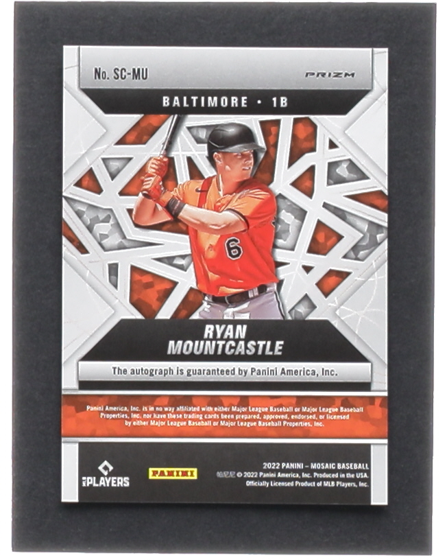 Ryan Mountcastle 2022 Panini Mosaic Scripts #81 at PristineAuction.com Ryan Mountcastle 2022 Panini Mosaic Scripts #81 at PristineAuction.com