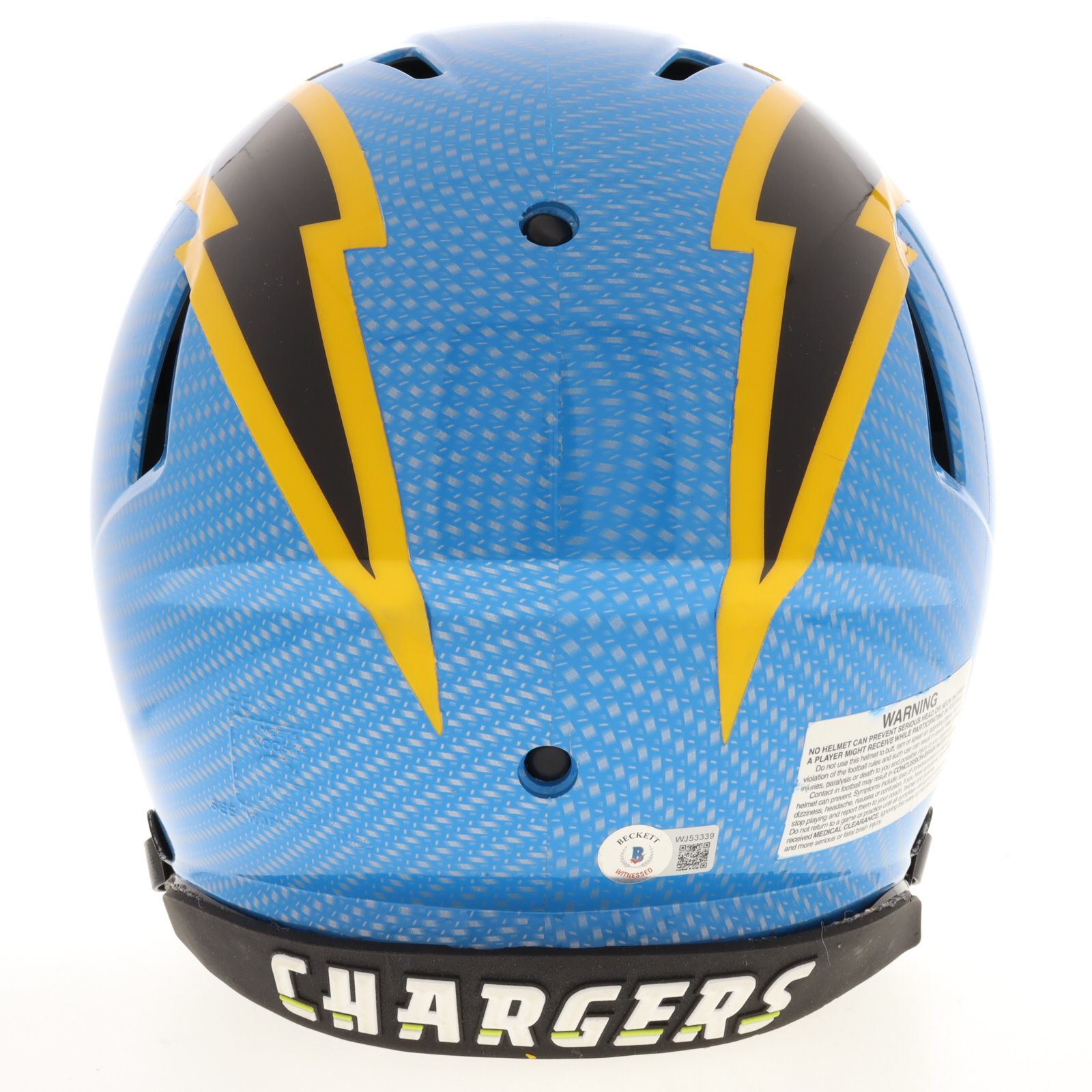 Joey Bosa Signed Chargers Full-Size Authentic On-Field Hydro-Dipped Speed Helmet With Custom Visor (Beckett) at PristineAuction.com Joey Bosa Signed Chargers Full-Size Authentic On-Field Hydro-Dipped Speed Helmet With Custom Visor (Beckett) at PristineAuction.com