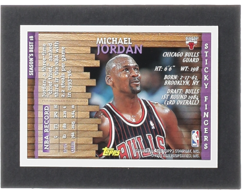 Michael Jordan 1996-97 Topps Season's Best #SB18 at PristineAuction.com Michael Jordan 1996-97 Topps Season's Best #SB18 at PristineAuction.com