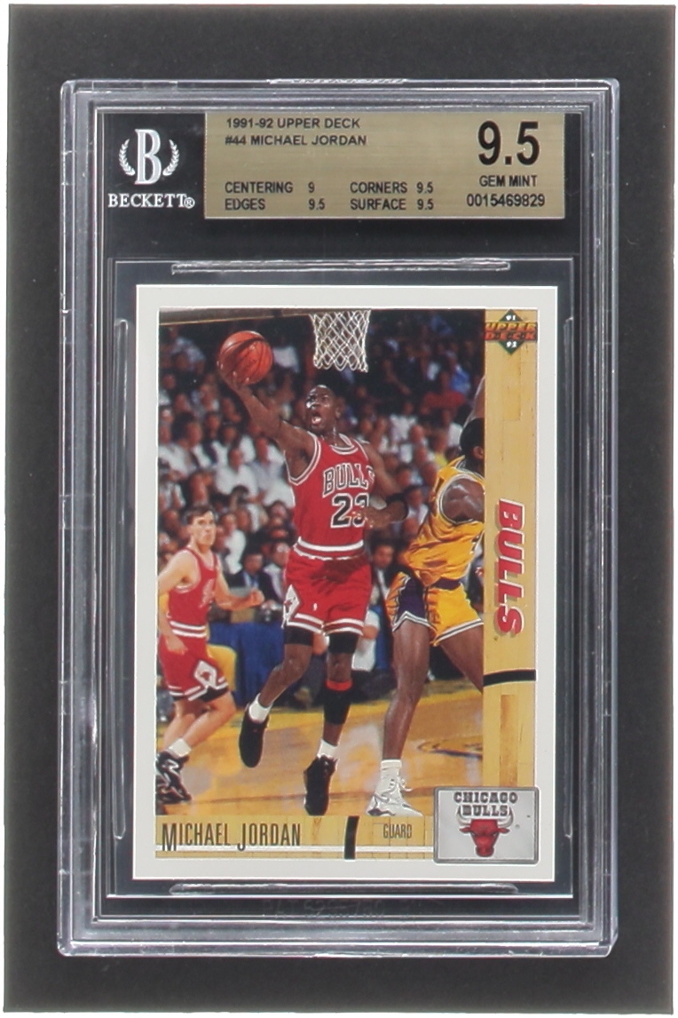 Michael Jordan 1991-92 Upper Deck #44 (BGS 9.5) at PristineAuction.com Michael Jordan 1991-92 Upper Deck #44 (BGS 9.5) at PristineAuction.com