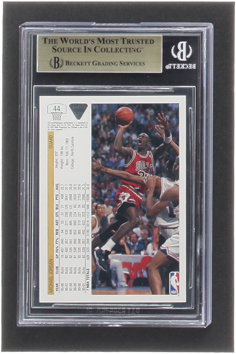 Michael Jordan 1991-92 Upper Deck #44 (BGS 9.5) at PristineAuction.com Michael Jordan 1991-92 Upper Deck #44 (BGS 9.5) at PristineAuction.com
