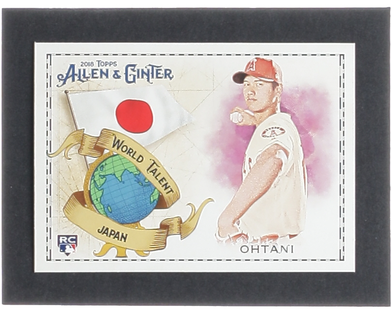 Shohei Ohtani 2018 Topps Allen and Ginter World Talent #WT24 RC at PristineAuction.com Shohei Ohtani 2018 Topps Allen and Ginter World Talent #WT24 RC at PristineAuction.com