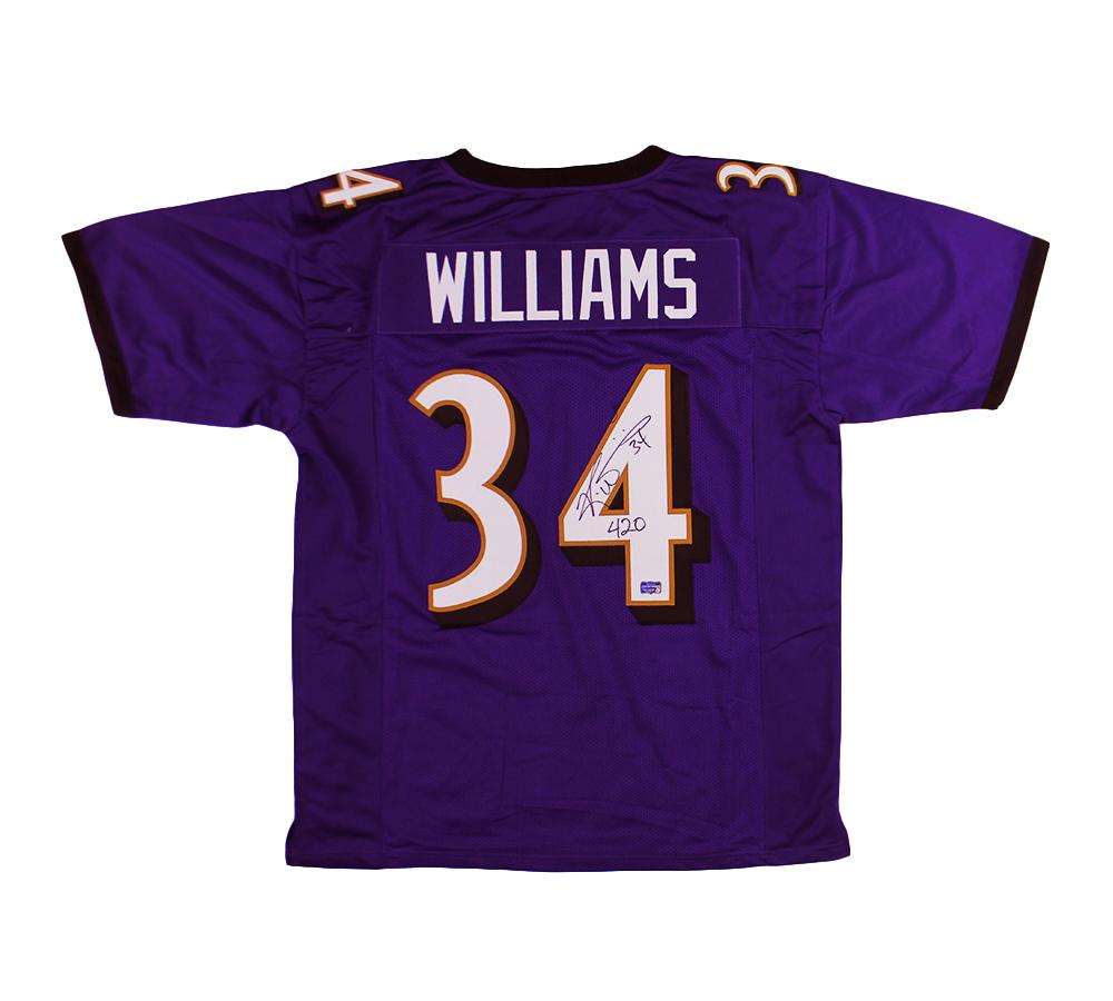 Ricky Williams Signed Jersey Inscribed "420" (Radtke) at PristineAuction.com Ricky Williams Signed Jersey Inscribed "420" (Radtke) at PristineAuction.com