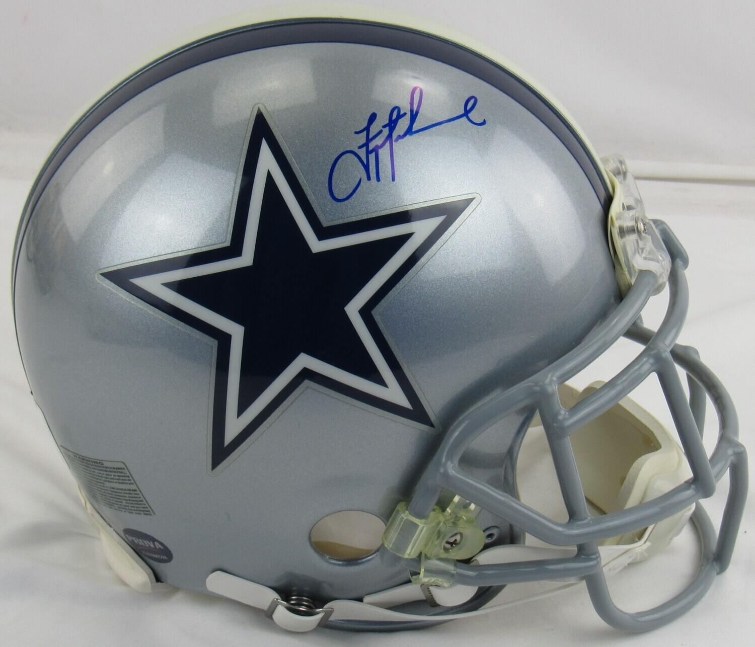 Emmitt Smith, Troy Aikman & Michael Irvin Signed Cowboys Full-Size Authentic On-Field Helmet with Multiple Career Inscriptions (Prova) at PristineAuction.com Emmitt Smith, Troy Aikman & Michael Irvin Signed Cowboys Full-Size Authentic On-Field Helmet with Multiple Career Inscriptions (Prova) at PristineAuction.com
