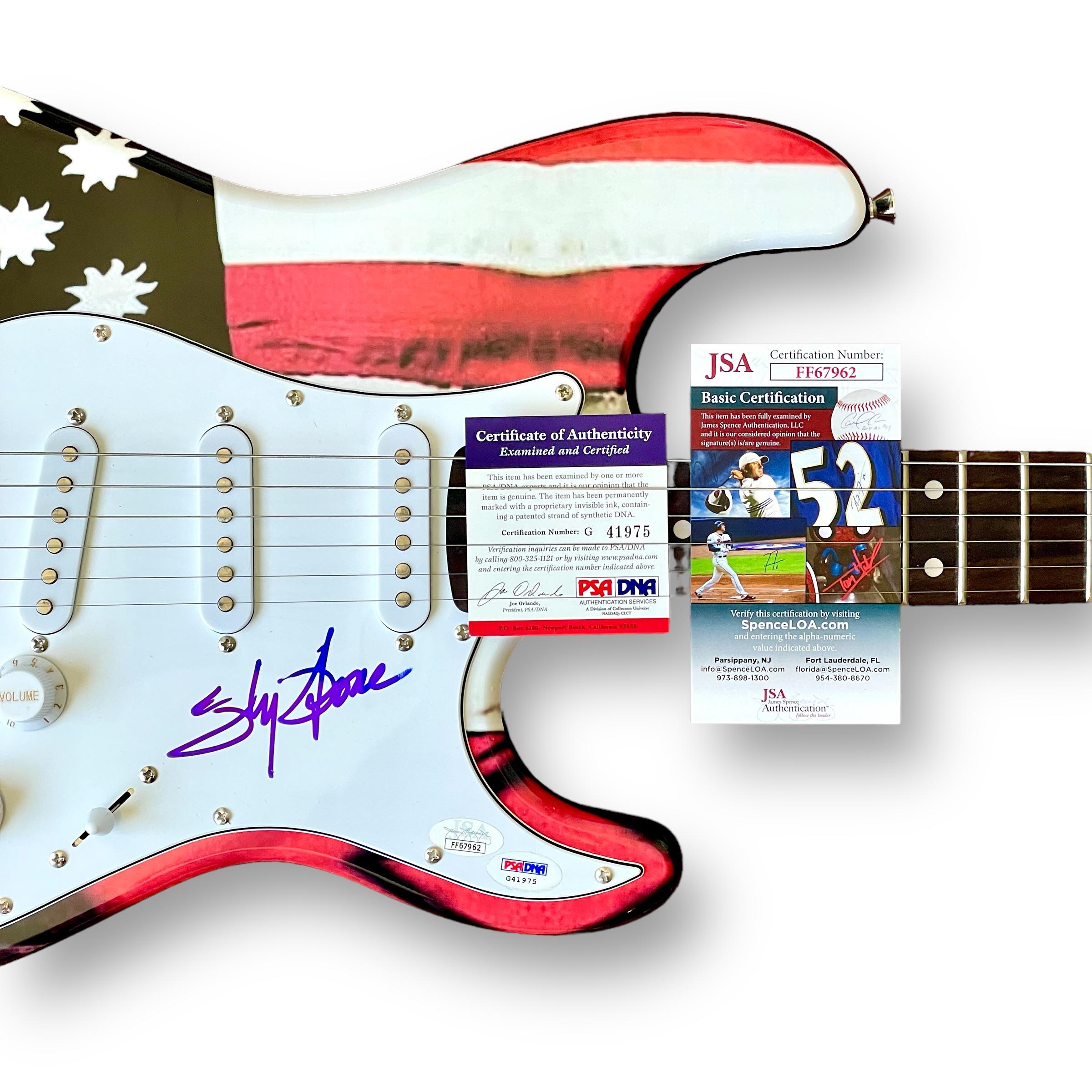 Sly Stone Signed Sly and the Family Stone Stratocaster Electric Guitar ...