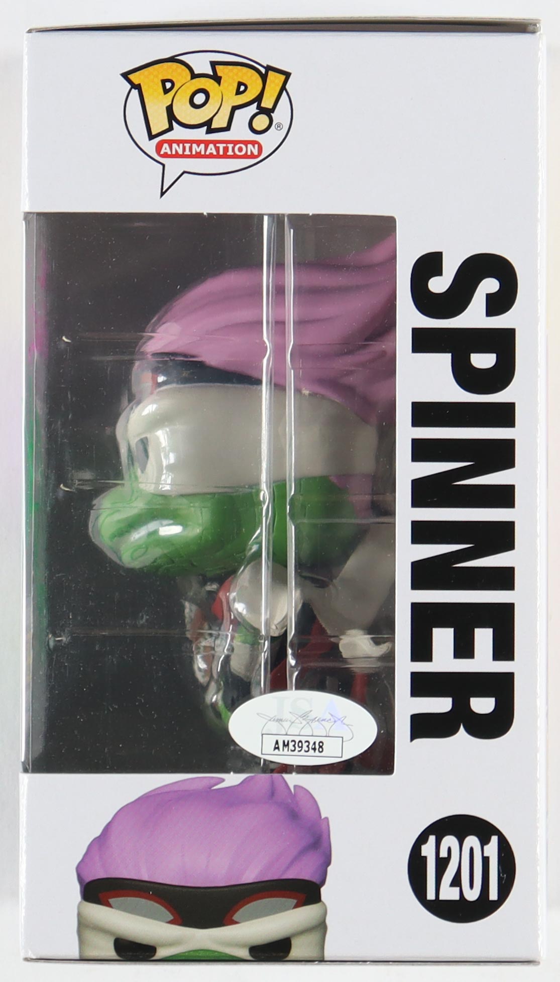 Larry Brantley Signed "My Hero Academia" #1201 Spinner Funko Pop! Vinyl Figure Inscribed "Call Me... SPINNER!" (JSA) at PristineAuction.com Larry Brantley Signed "My Hero Academia" #1201 Spinner Funko Pop! Vinyl Figure Inscribed "Call Me... SPINNER!" (JSA) at PristineAuction.com