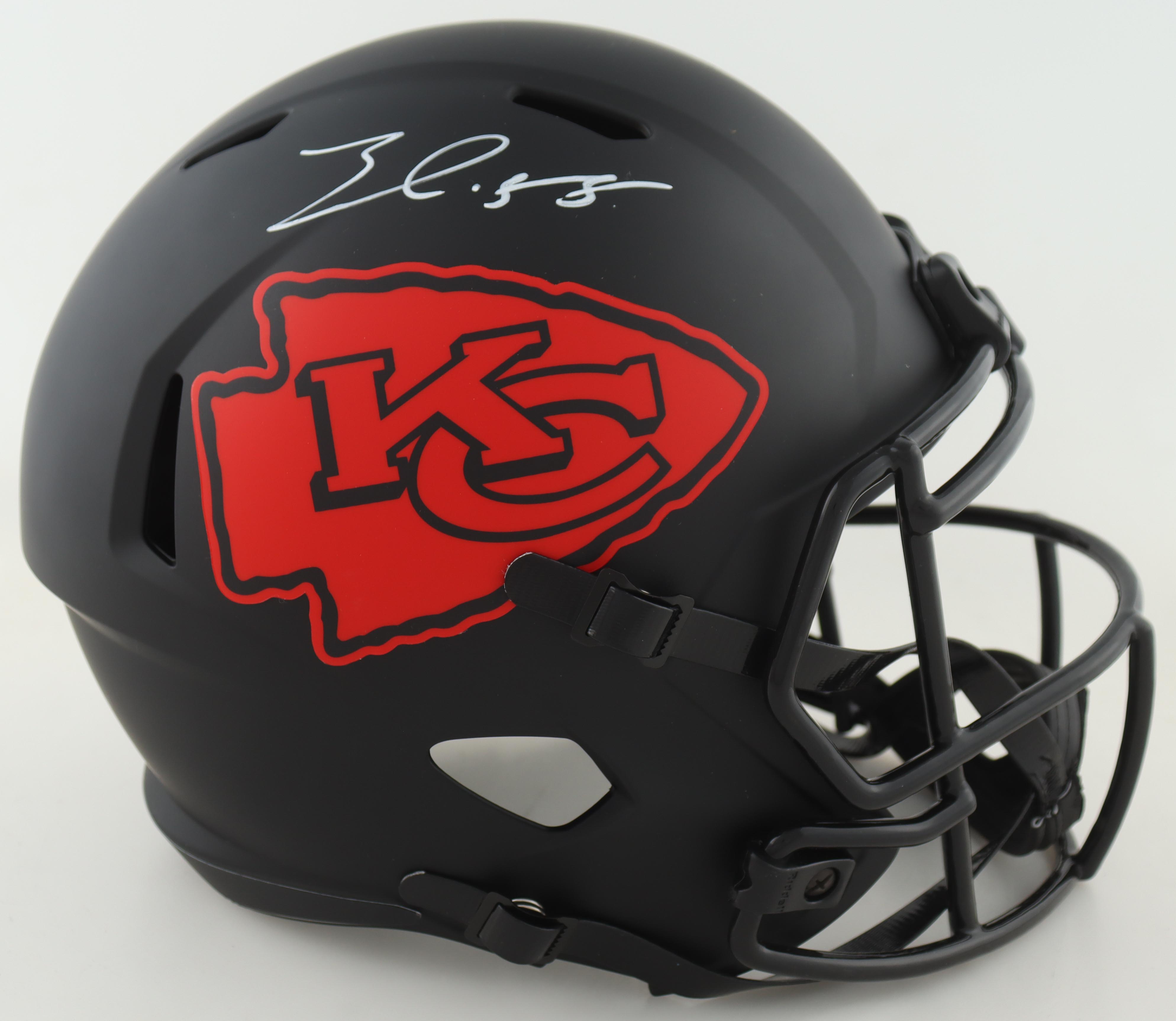 Frank Clark Signed Chiefs Full Size Eclipse Speed Helmet (JSA) at PristineAuction.com Frank Clark Signed Chiefs Full Size Eclipse Speed Helmet (JSA) at PristineAuction.com