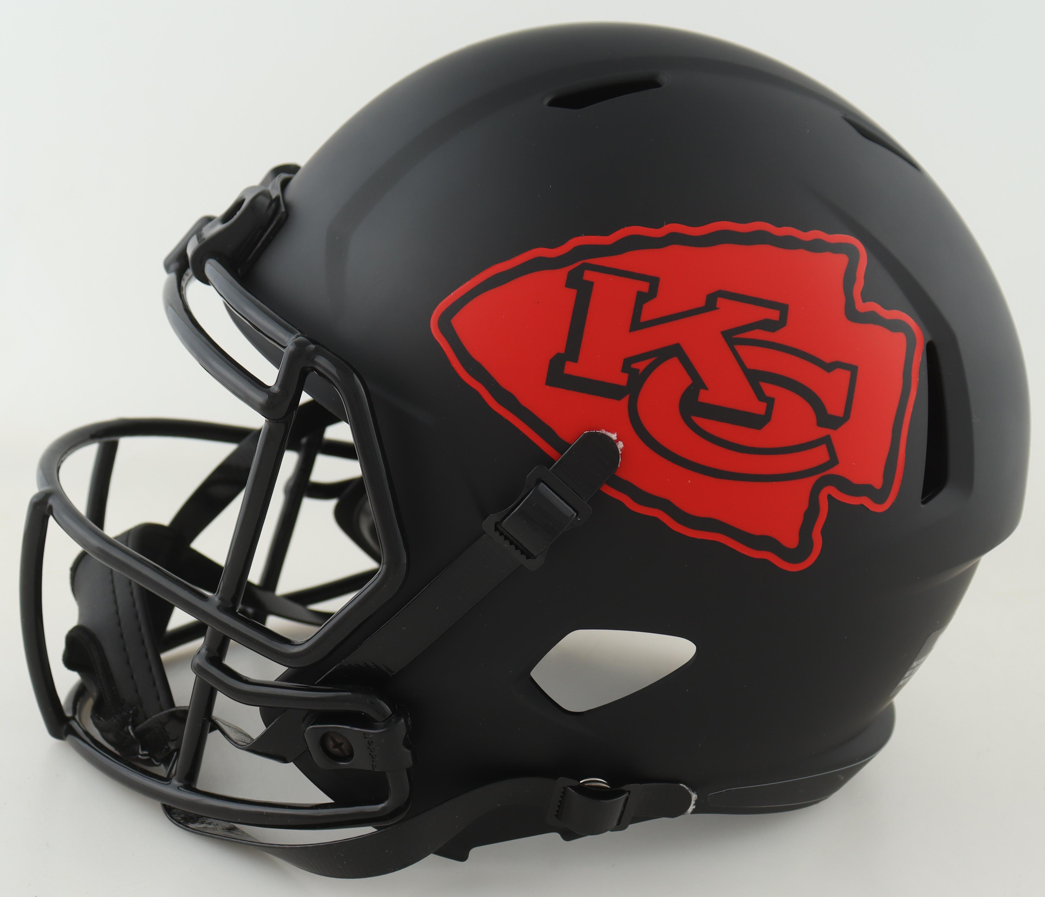 Frank Clark Signed Chiefs Full Size Eclipse Speed Helmet (JSA) at PristineAuction.com Frank Clark Signed Chiefs Full Size Eclipse Speed Helmet (JSA) at PristineAuction.com