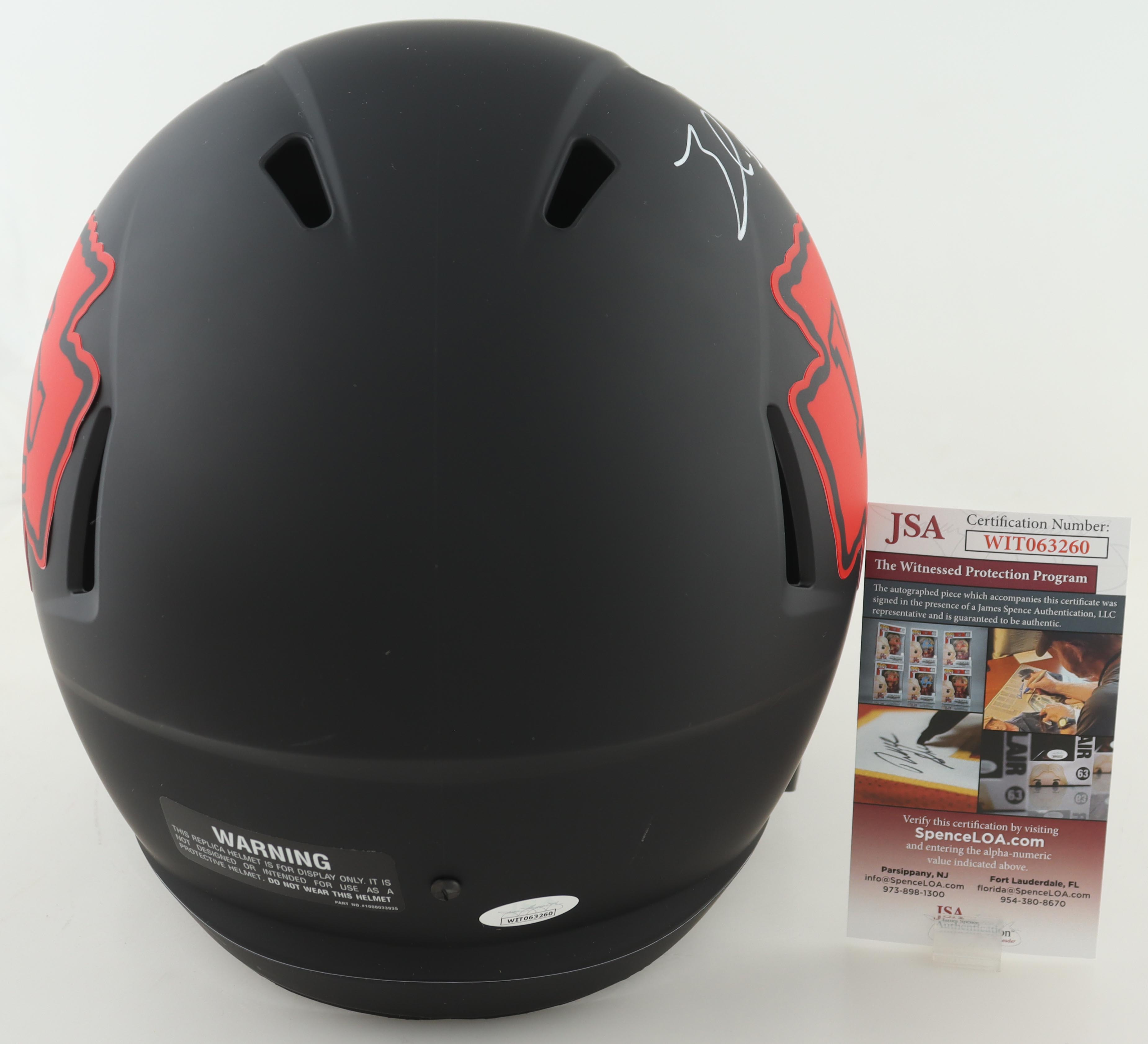 Frank Clark Signed Chiefs Full Size Eclipse Speed Helmet (JSA) at PristineAuction.com Frank Clark Signed Chiefs Full Size Eclipse Speed Helmet (JSA) at PristineAuction.com