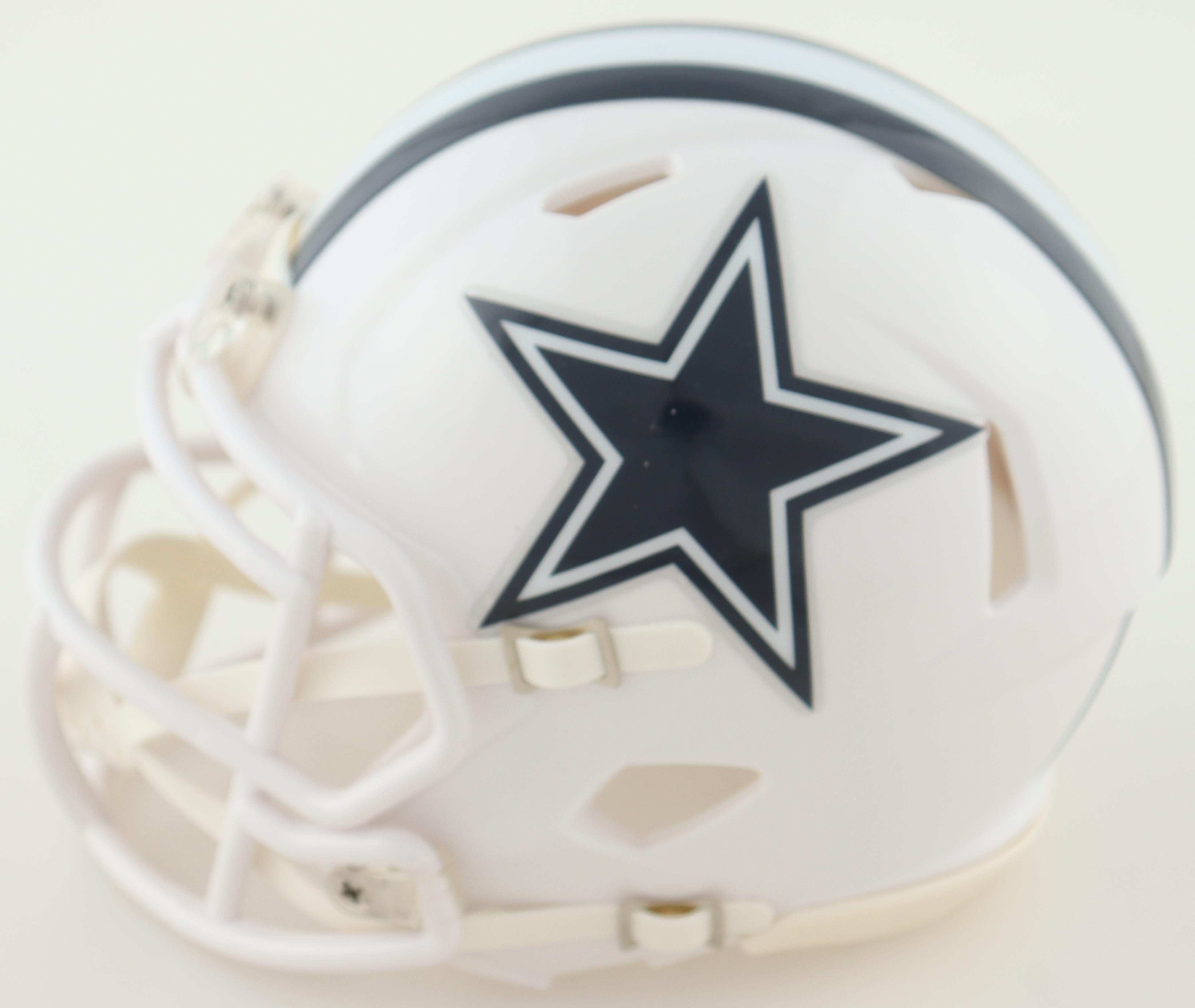 Juanyeh Thomas Signed Cowboys Speed Mini Helmet (PIA) at PristineAuction.com Juanyeh Thomas Signed Cowboys Speed Mini Helmet (PIA) at PristineAuction.com