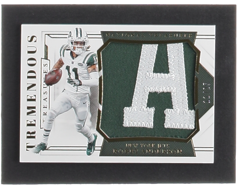 Robby Anderson 2018 Panini National Treasures Tremendous Treasures Prime #49 #11/25 at PristineAuction.com Robby Anderson 2018 Panini National Treasures Tremendous Treasures Prime #49 #11/25 at PristineAuction.com