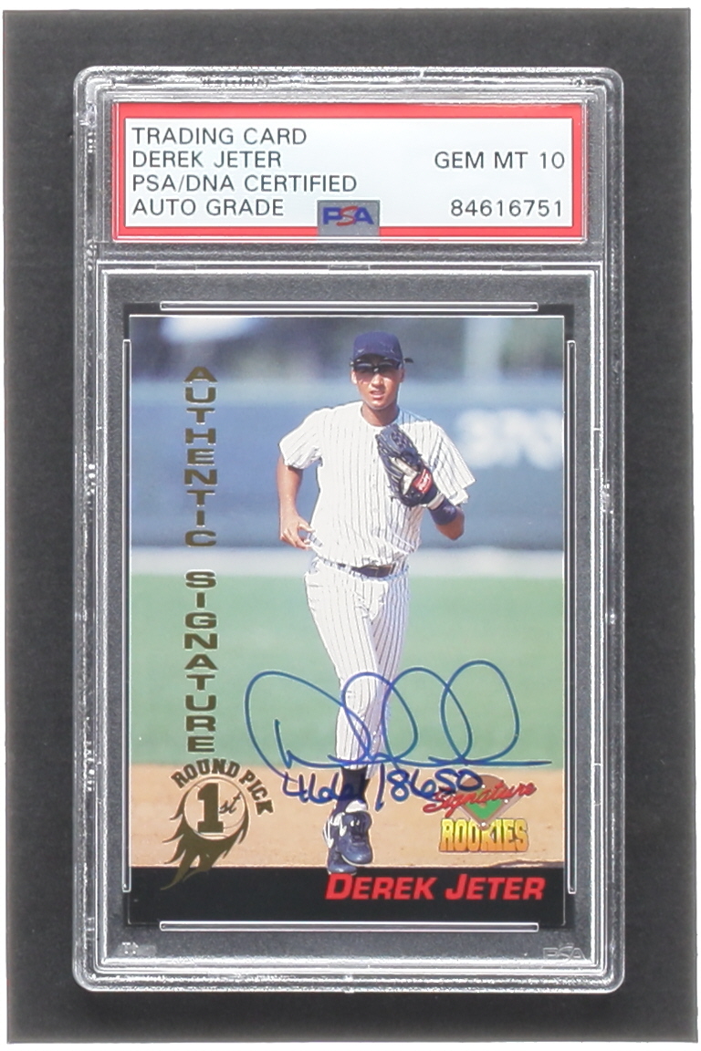 Derek Jeter 1994 Signature Rookies Signatures #35 #4661/8650 (PSA | Autograph Graded 10) at PristineAuction.com Derek Jeter 1994 Signature Rookies Signatures #35 #4661/8650 (PSA | Autograph Graded 10) at PristineAuction.com