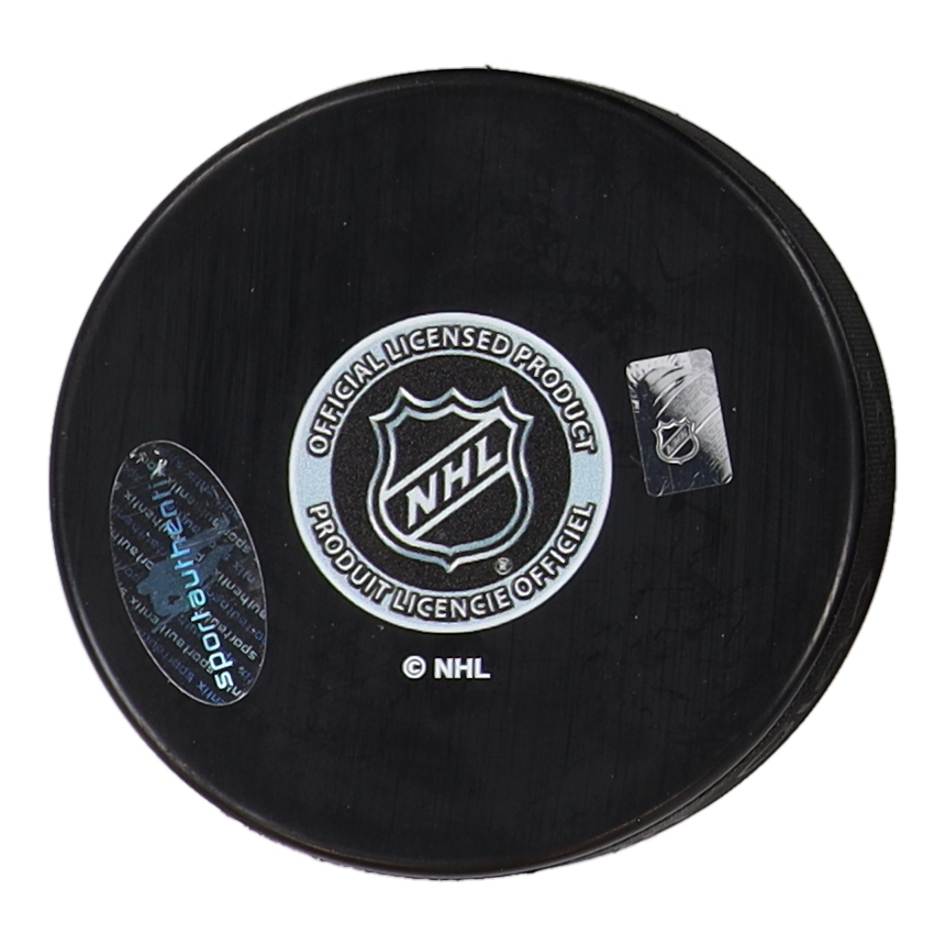 Bernie Parent Signed Flyers Logo Hockey Puck Inscribed "HOF 84" (SportsAuthentix) at PristineAuction.com Bernie Parent Signed Flyers Logo Hockey Puck Inscribed "HOF 84" (SportsAuthentix) at PristineAuction.com