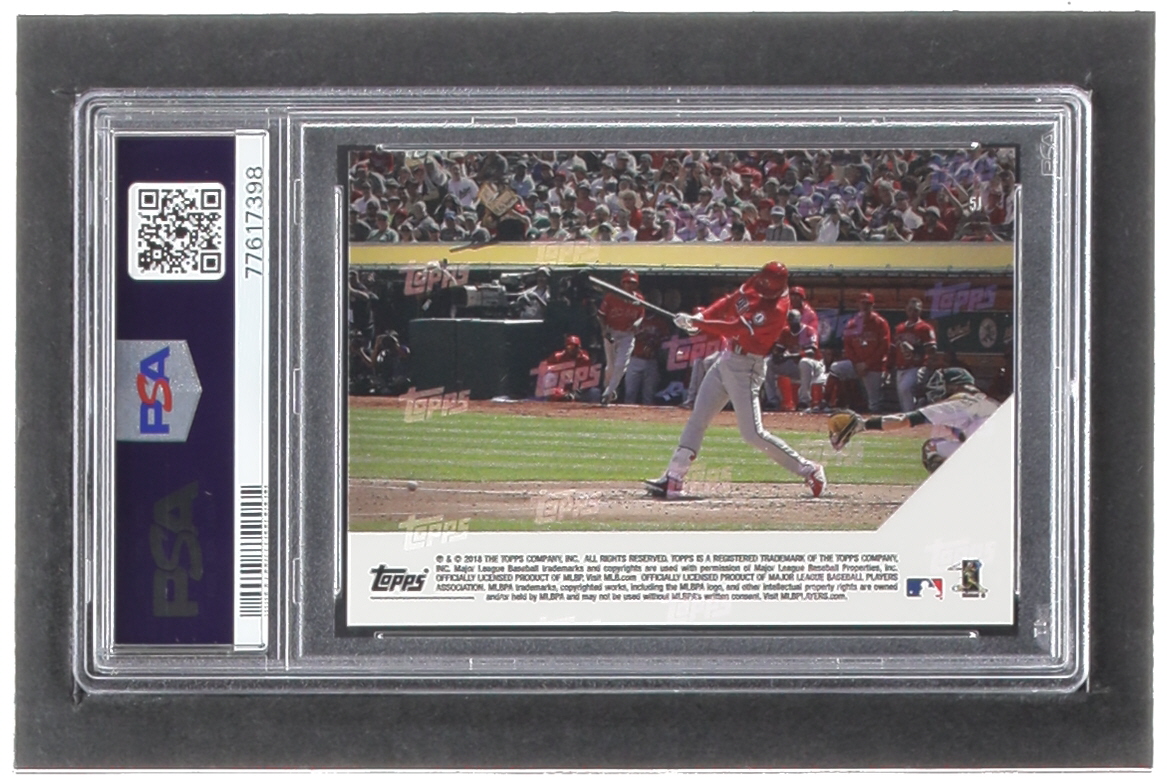 Shohei Ohtani 2018 Topps Now Japanese #5J (PSA 10) at PristineAuction.com Shohei Ohtani 2018 Topps Now Japanese #5J (PSA 10) at PristineAuction.com
