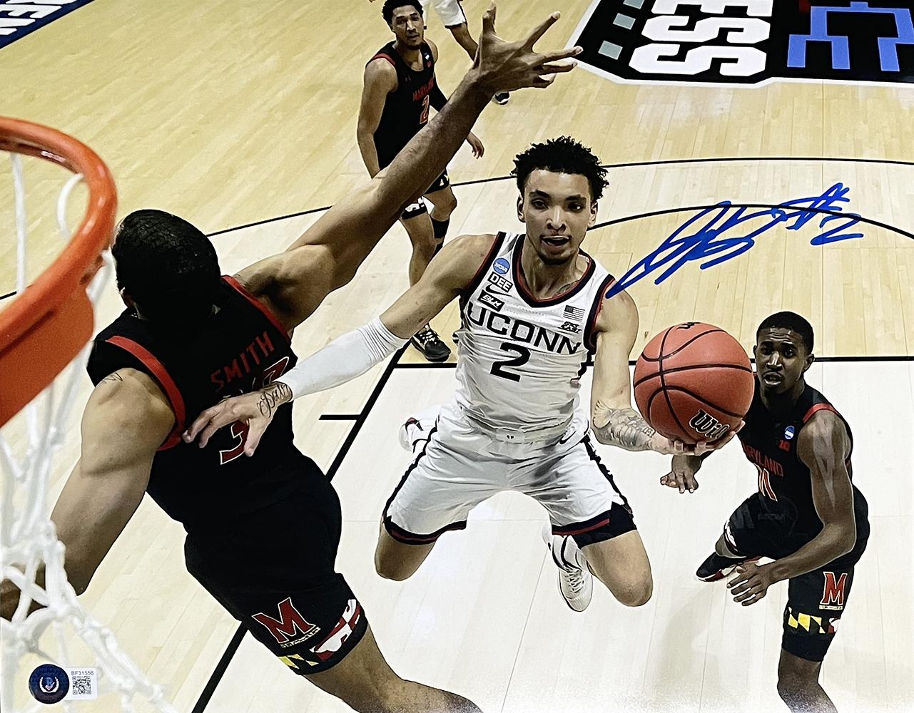 James Bouknight Signed UConn Huskies 11x14 Photo (Beckett) at PristineAuction.com James Bouknight Signed UConn Huskies 11x14 Photo (Beckett) at PristineAuction.com