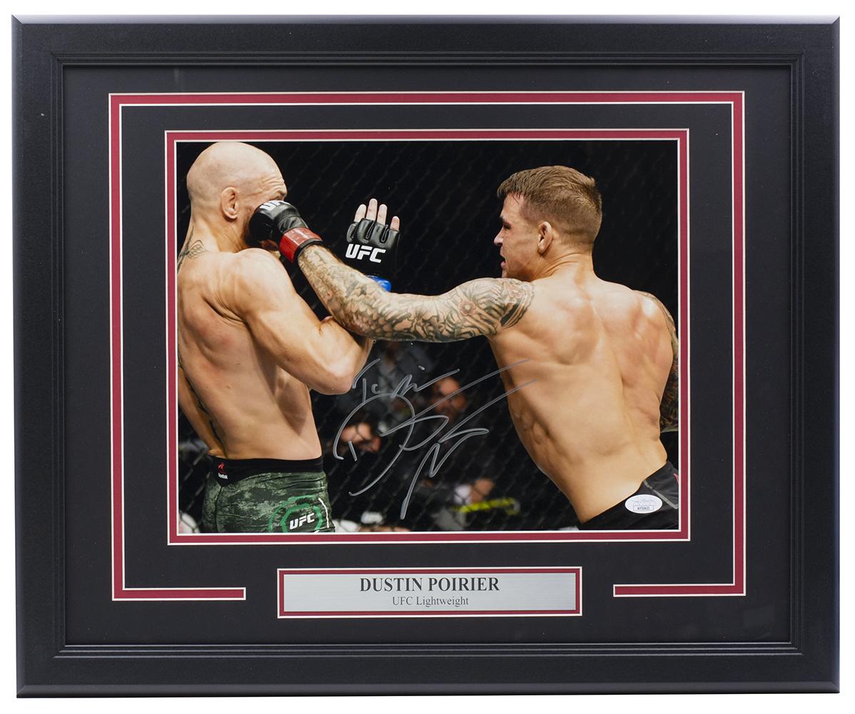 Dustin Poirier Signed Custom Framed Photo Display Inscribed "The Diamond" (JSA) at PristineAuction.com Dustin Poirier Signed Custom Framed Photo Display Inscribed "The Diamond" (JSA) at PristineAuction.com