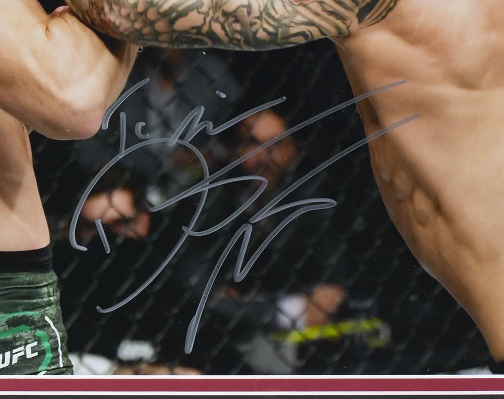 Dustin Poirier Signed Custom Framed Photo Display Inscribed "The Diamond" (JSA) at PristineAuction.com Dustin Poirier Signed Custom Framed Photo Display Inscribed "The Diamond" (JSA) at PristineAuction.com