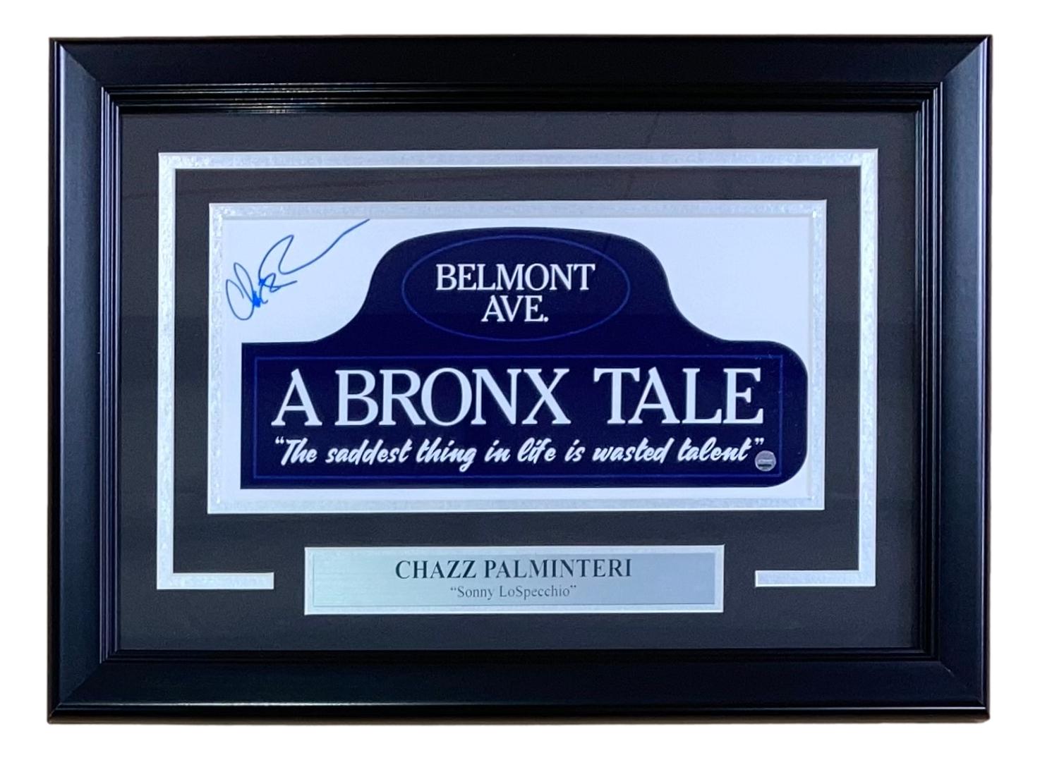Chazz Palminteri Signed "A Bronx Tale" Custom Framed Photo (Steiner) at PristineAuction.com Chazz Palminteri Signed "A Bronx Tale" Custom Framed Photo (Steiner) at PristineAuction.com